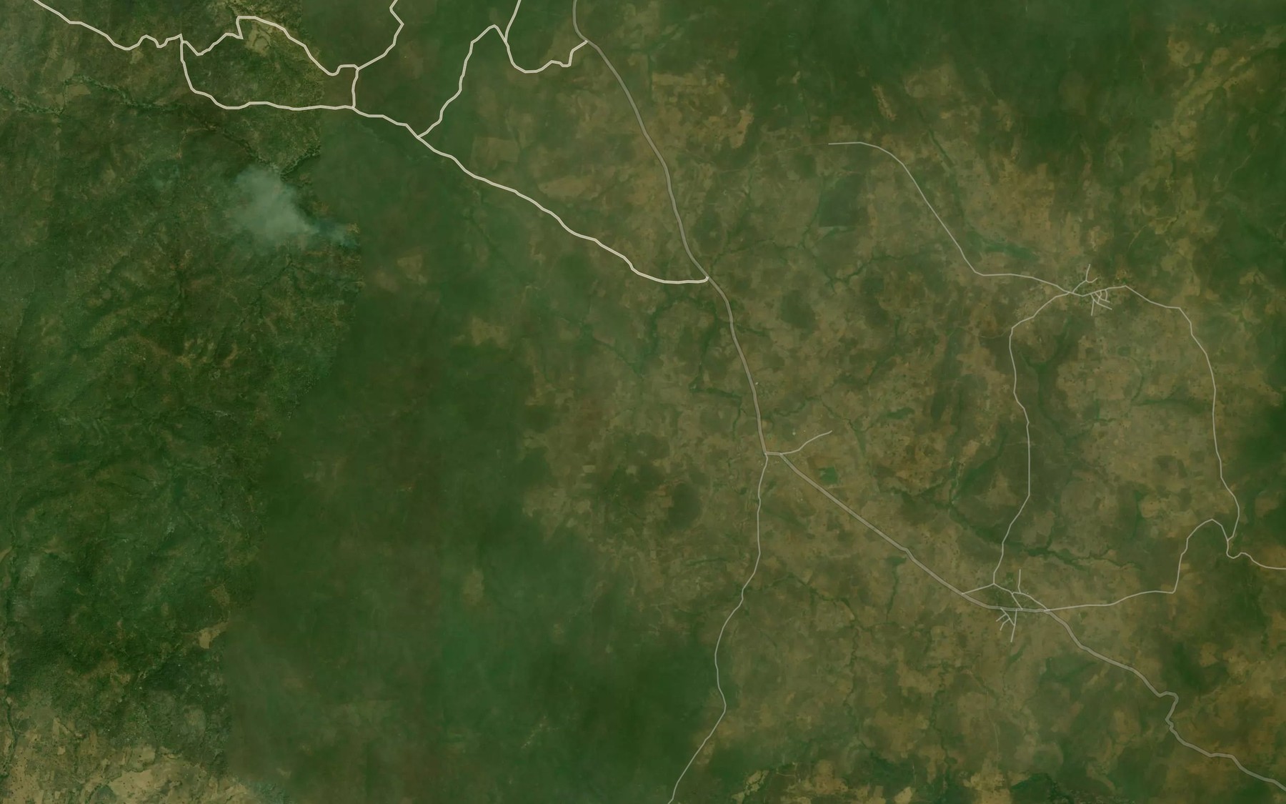 Satellite map of the RiverZangonKara