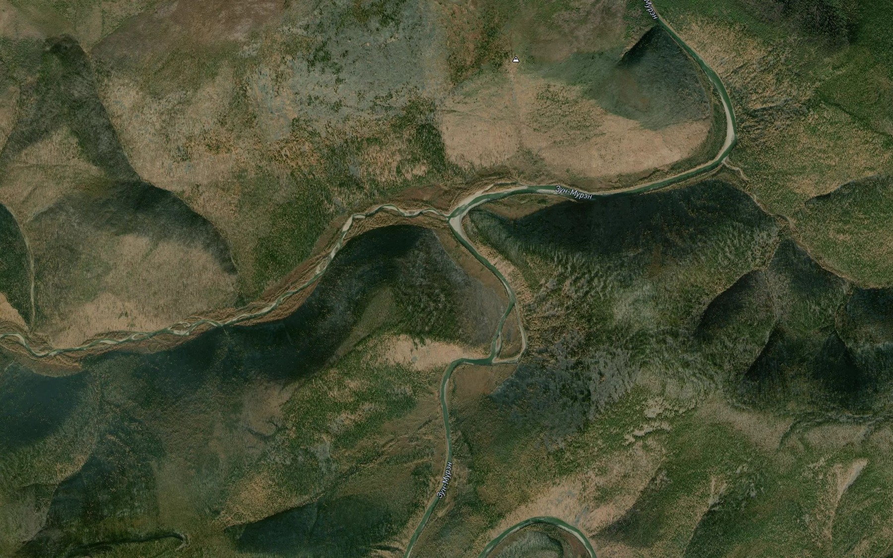 Satellite map of the Bol'shoy Urgedey