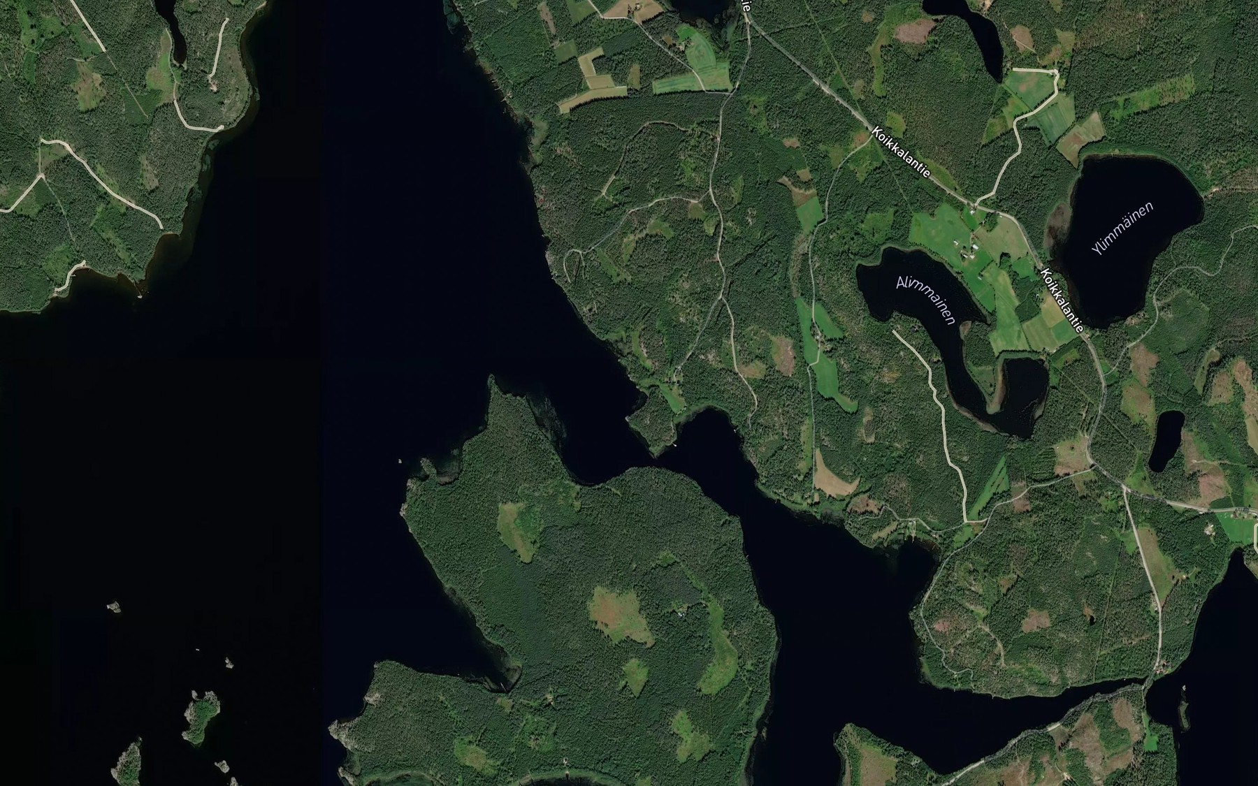 Satellite map of the Likolahti