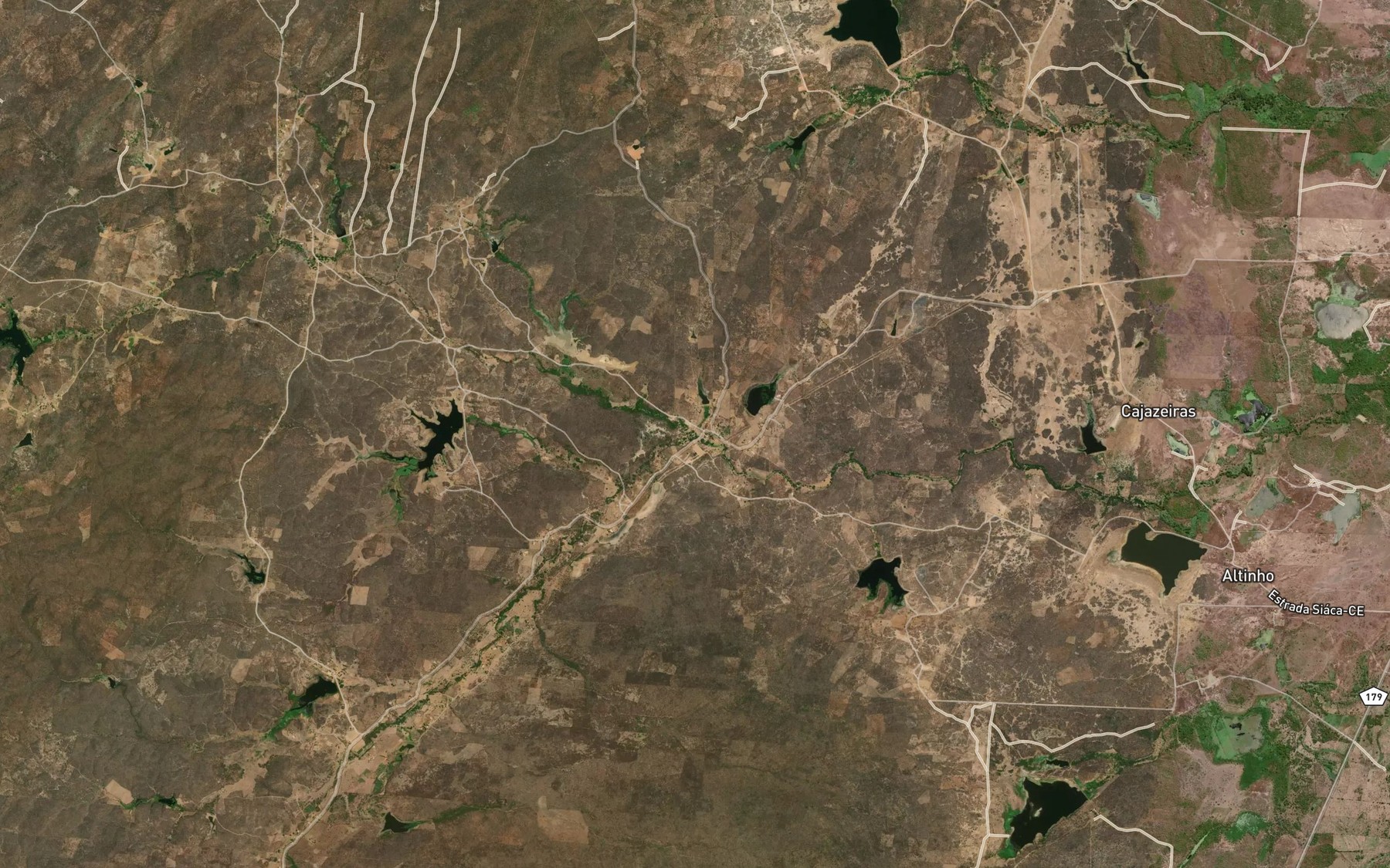 Satellite map of the Riacho Fundo