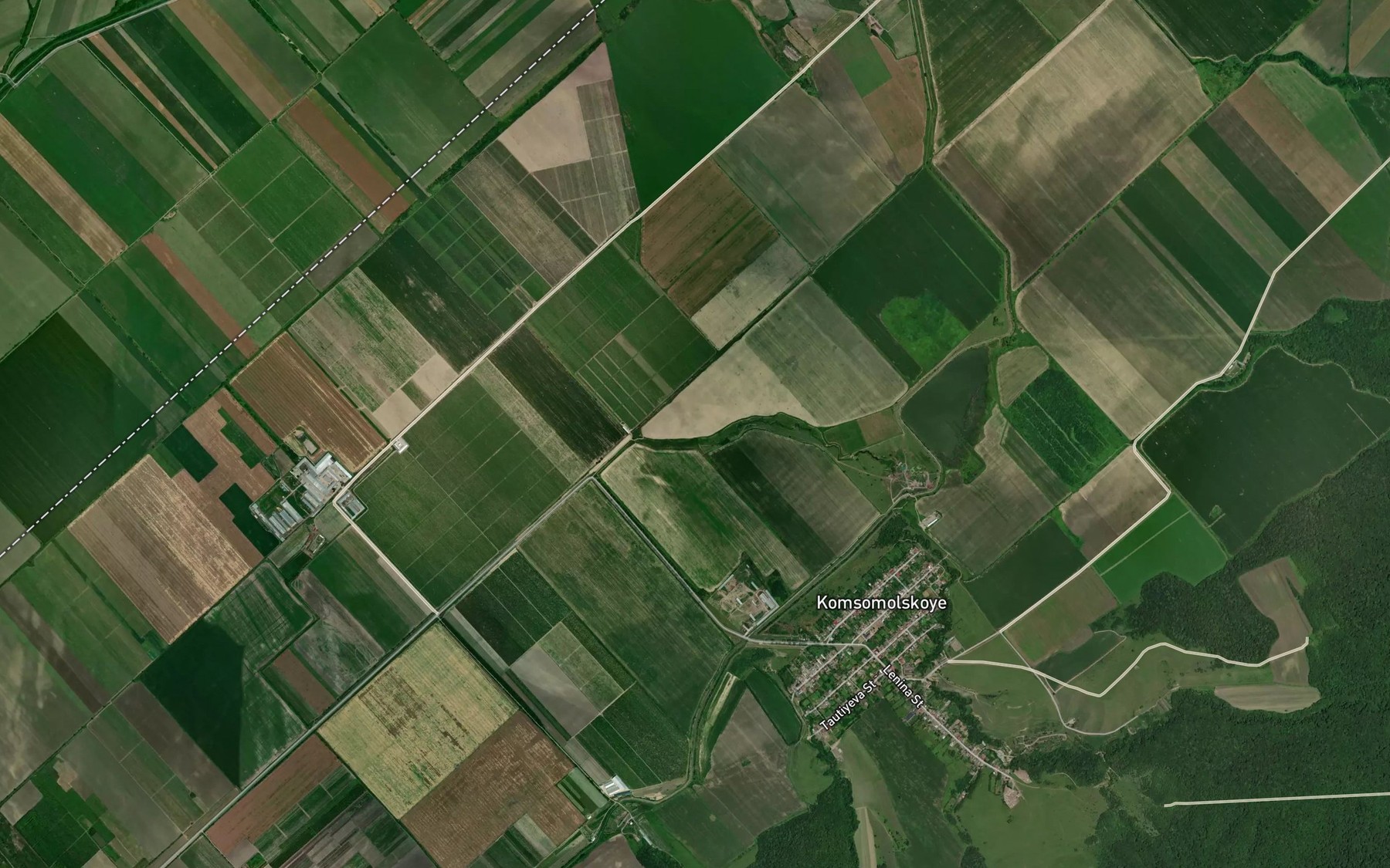 Satellite map of the Balka Oshako