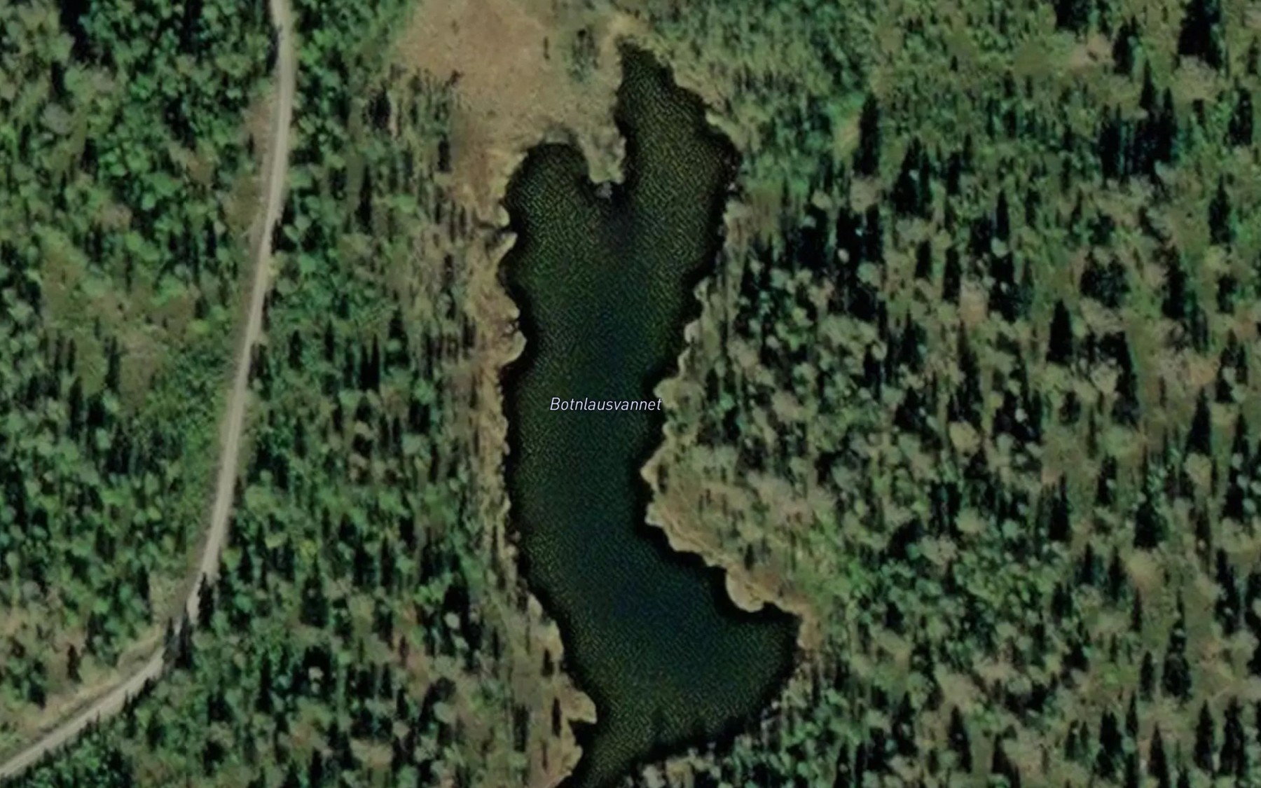 Satellite map of the Botnlausvannet