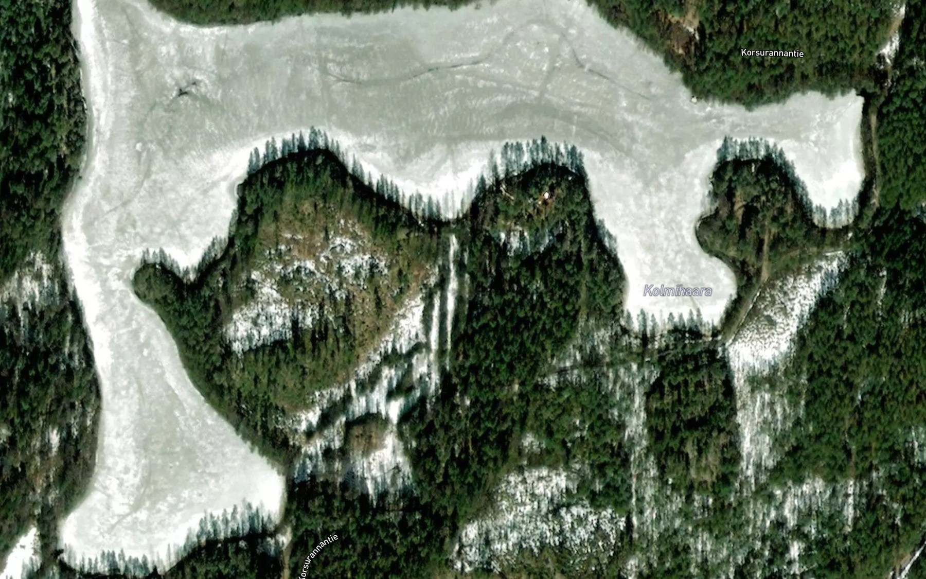 Satellite map of the Kolmihaara