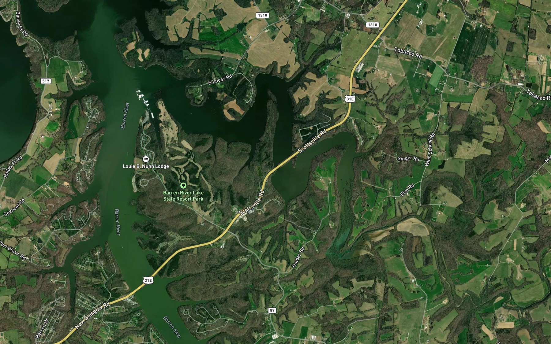 Satellite map of the Spot 6