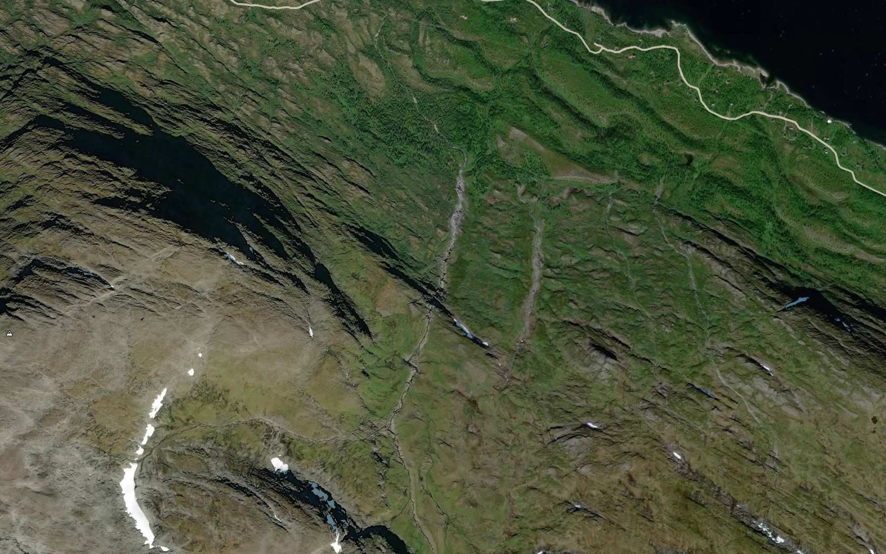Satellite map of the Stalluvaddjajakka
