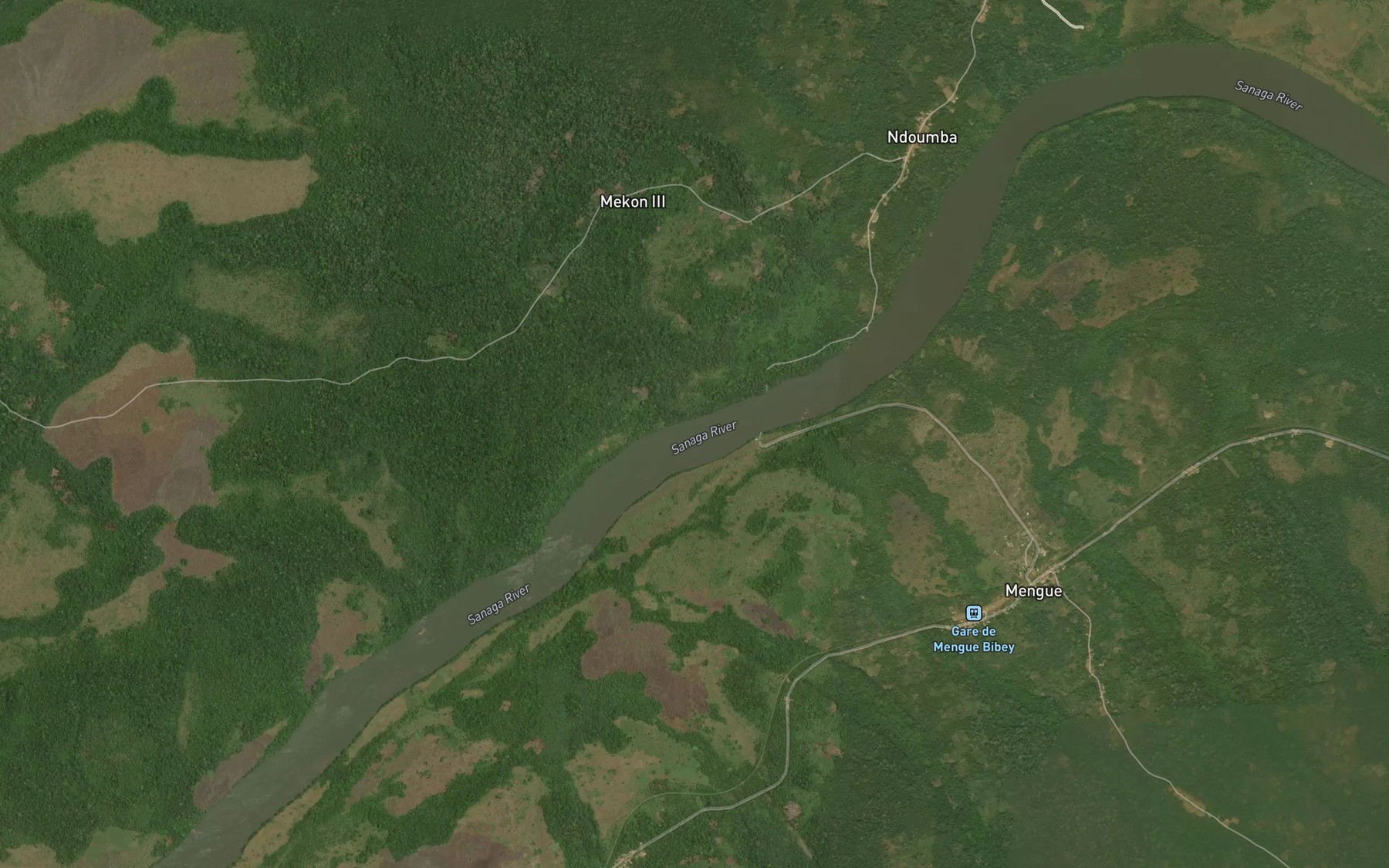 Satellite map of the Melokbe