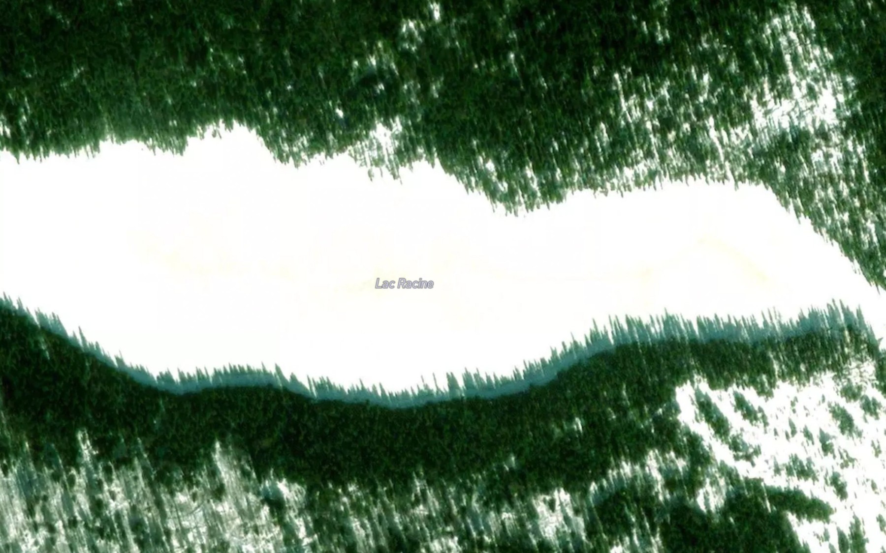 Satellite map of the Lac Racine