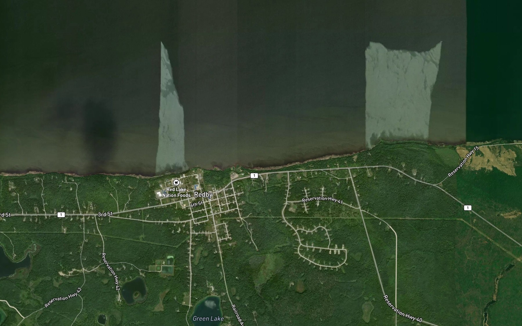 Satellite map of the Spot 9