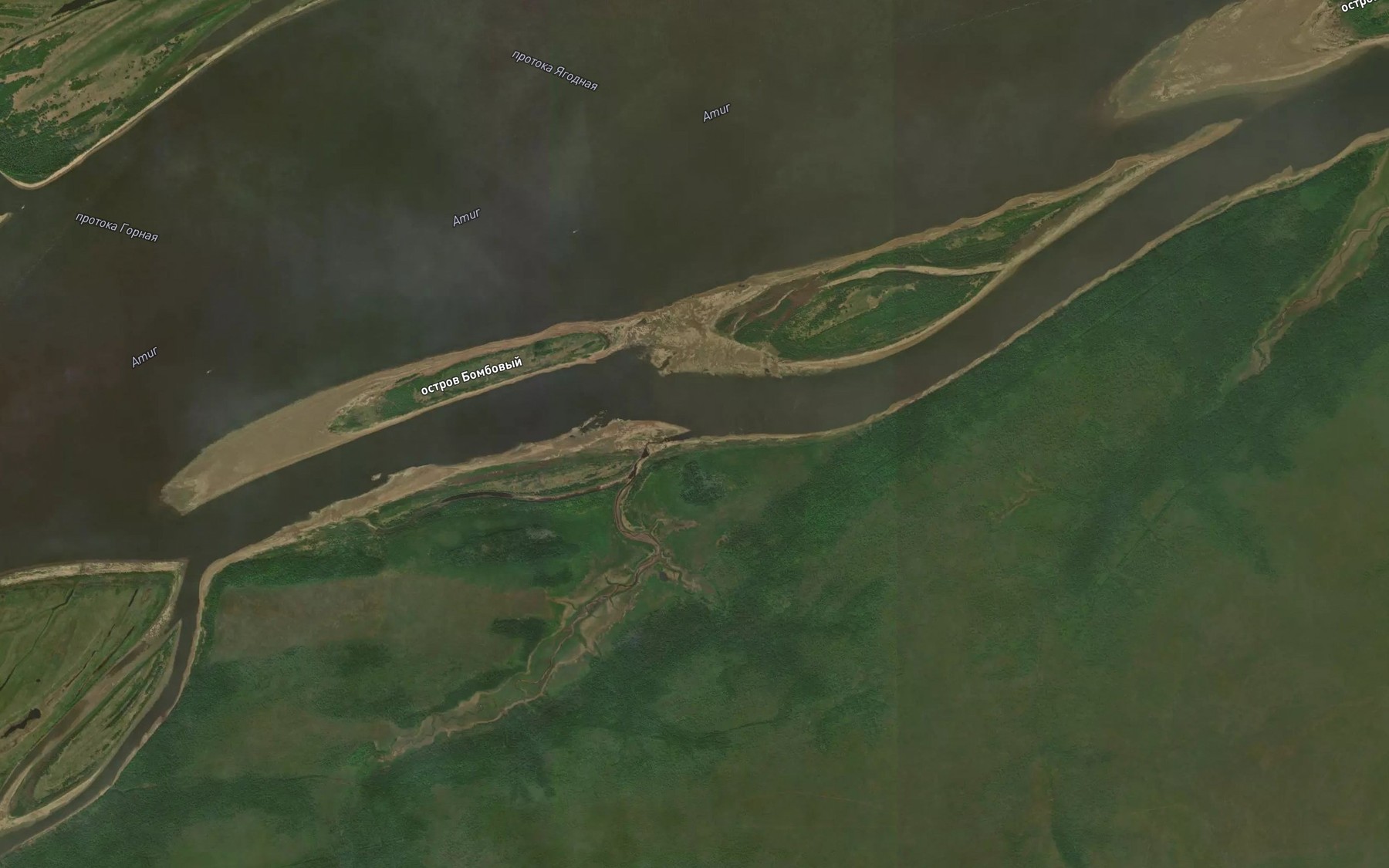 Satellite map of the Amurkan