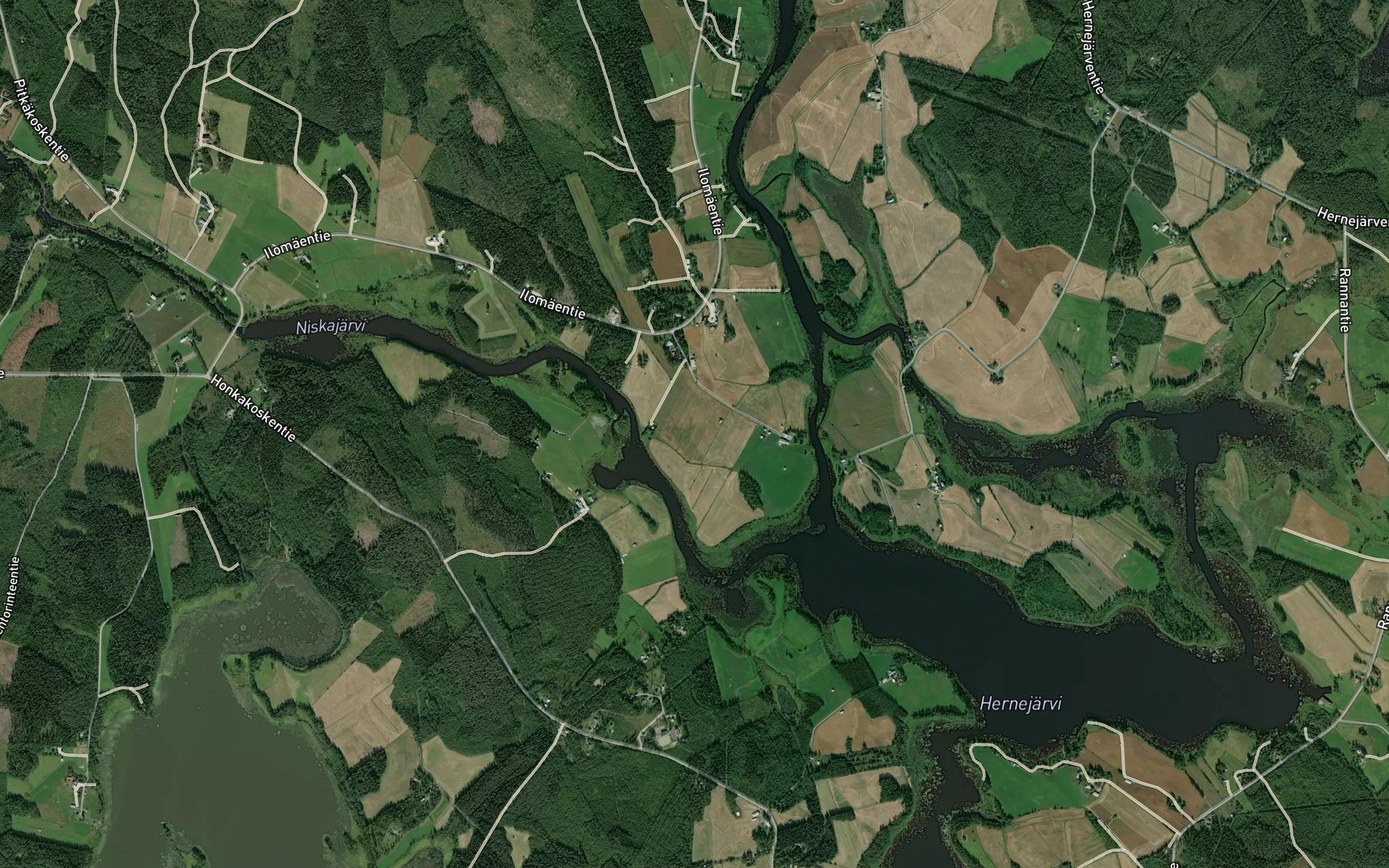 Satellite map of the Matkusjoki