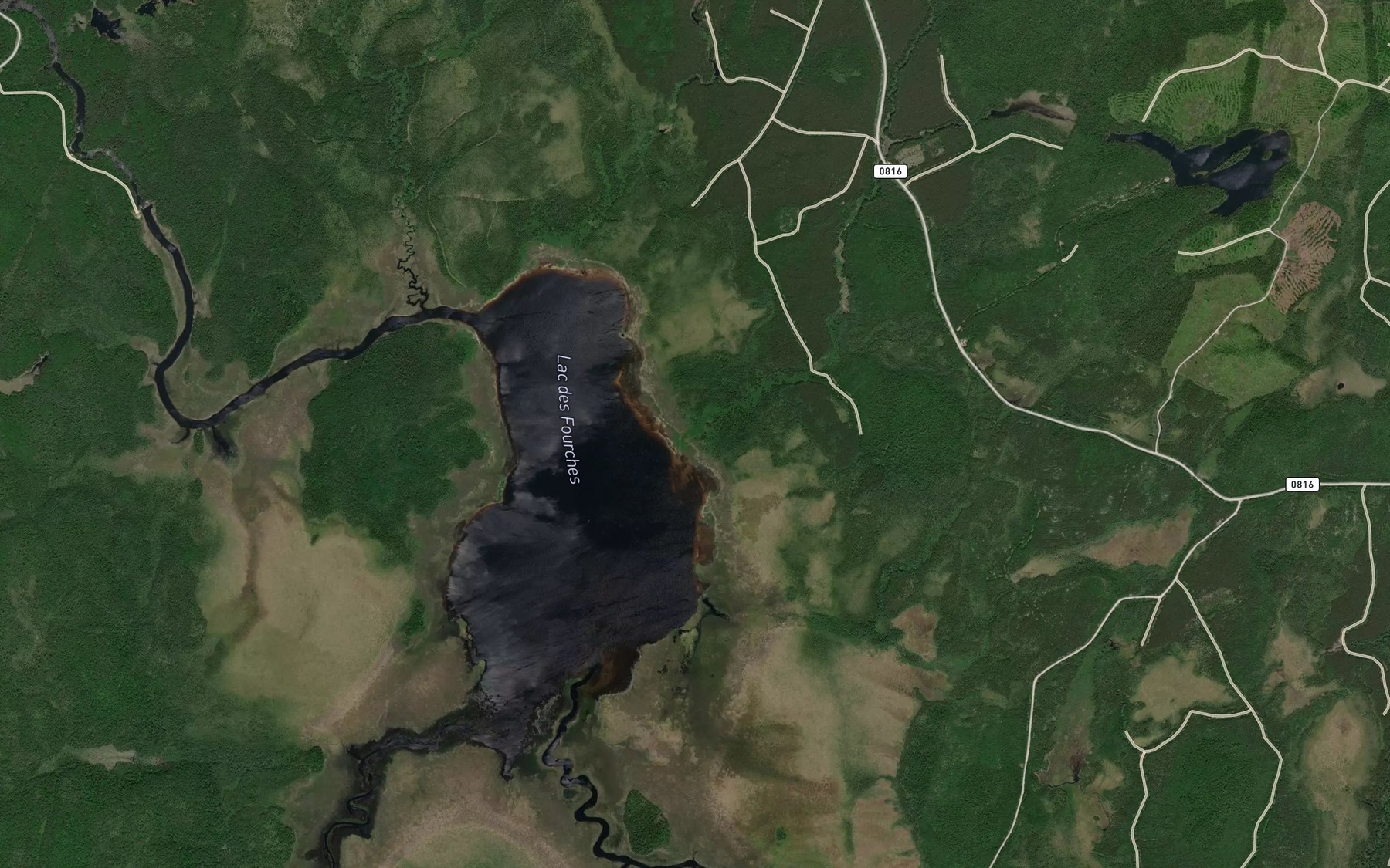 Satellite map of the Ruisseau Club