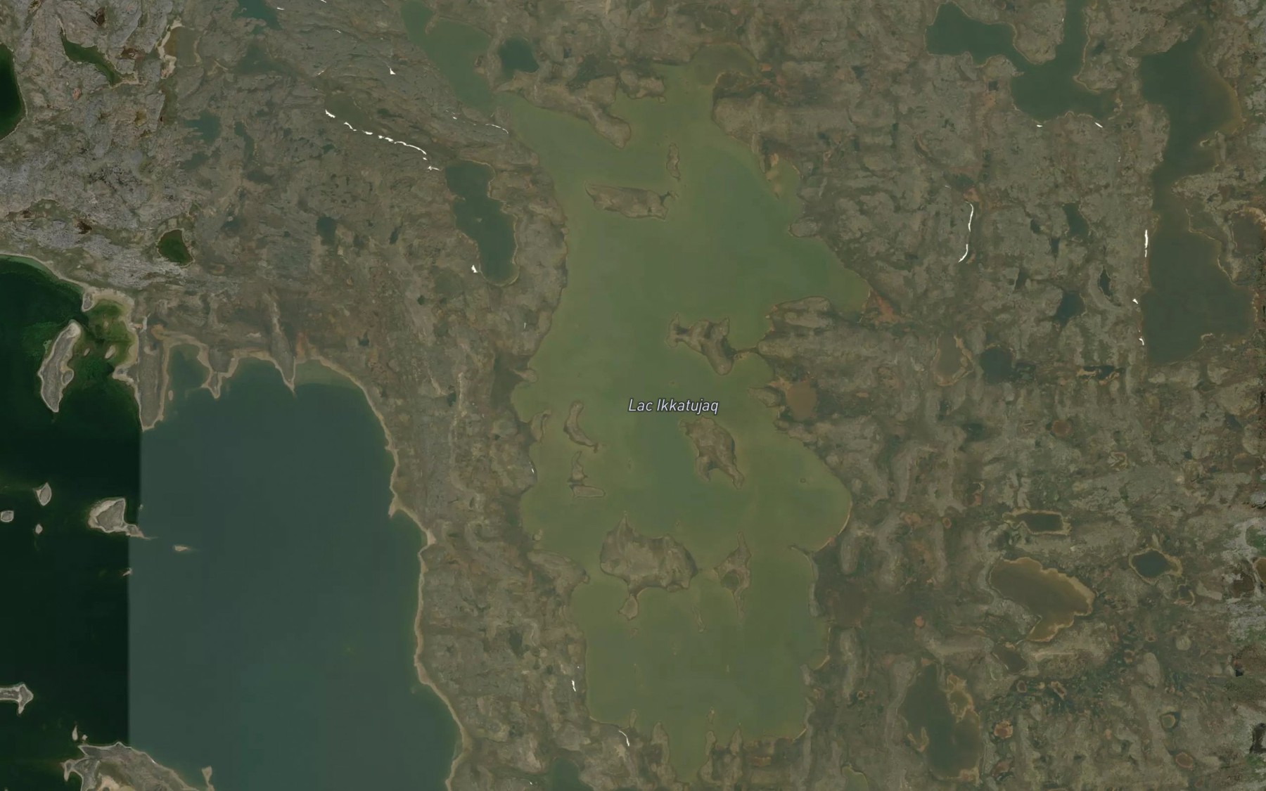 Satellite map of the Lac Ikkatujaq