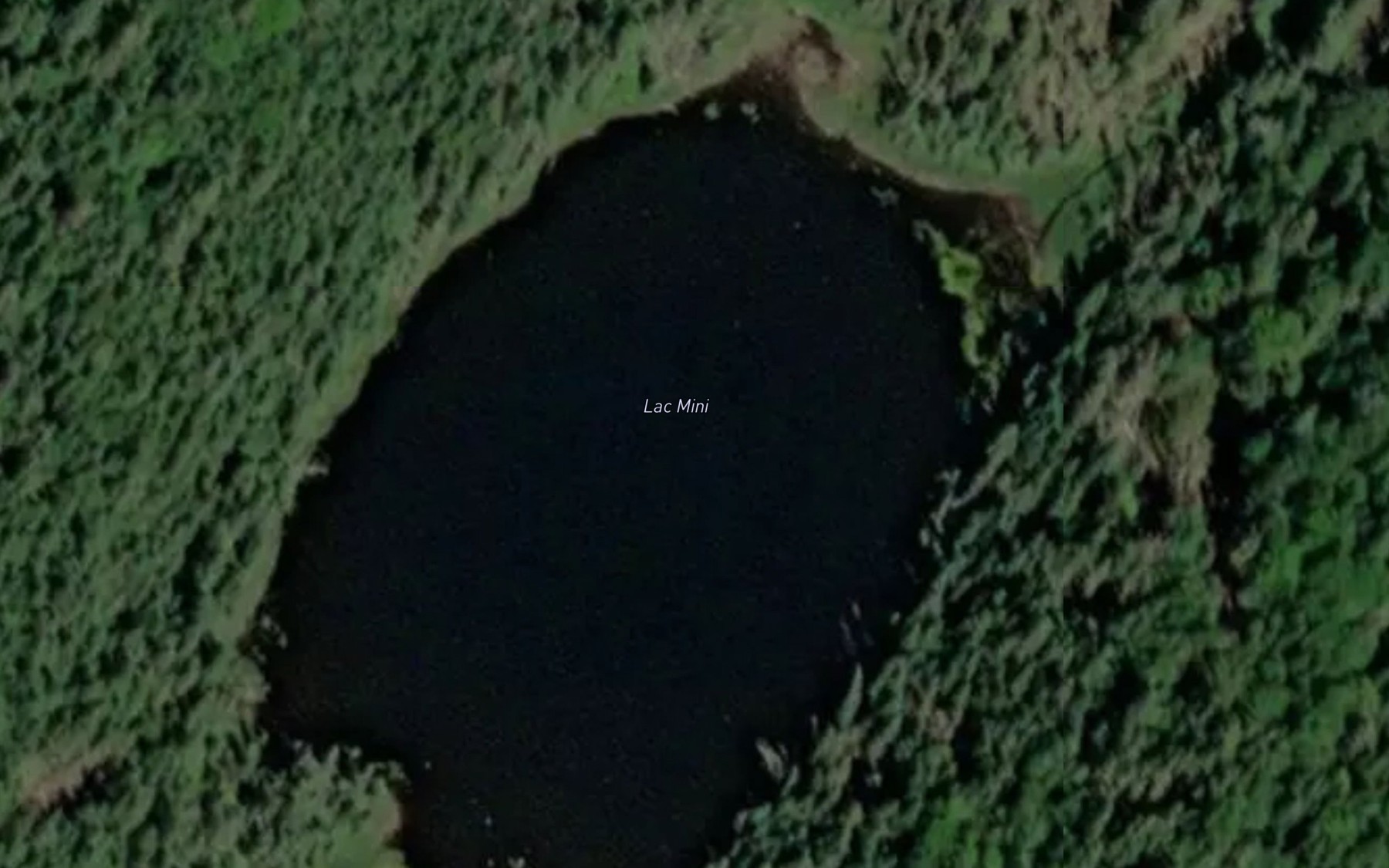 Satellite map of the Lac Mini