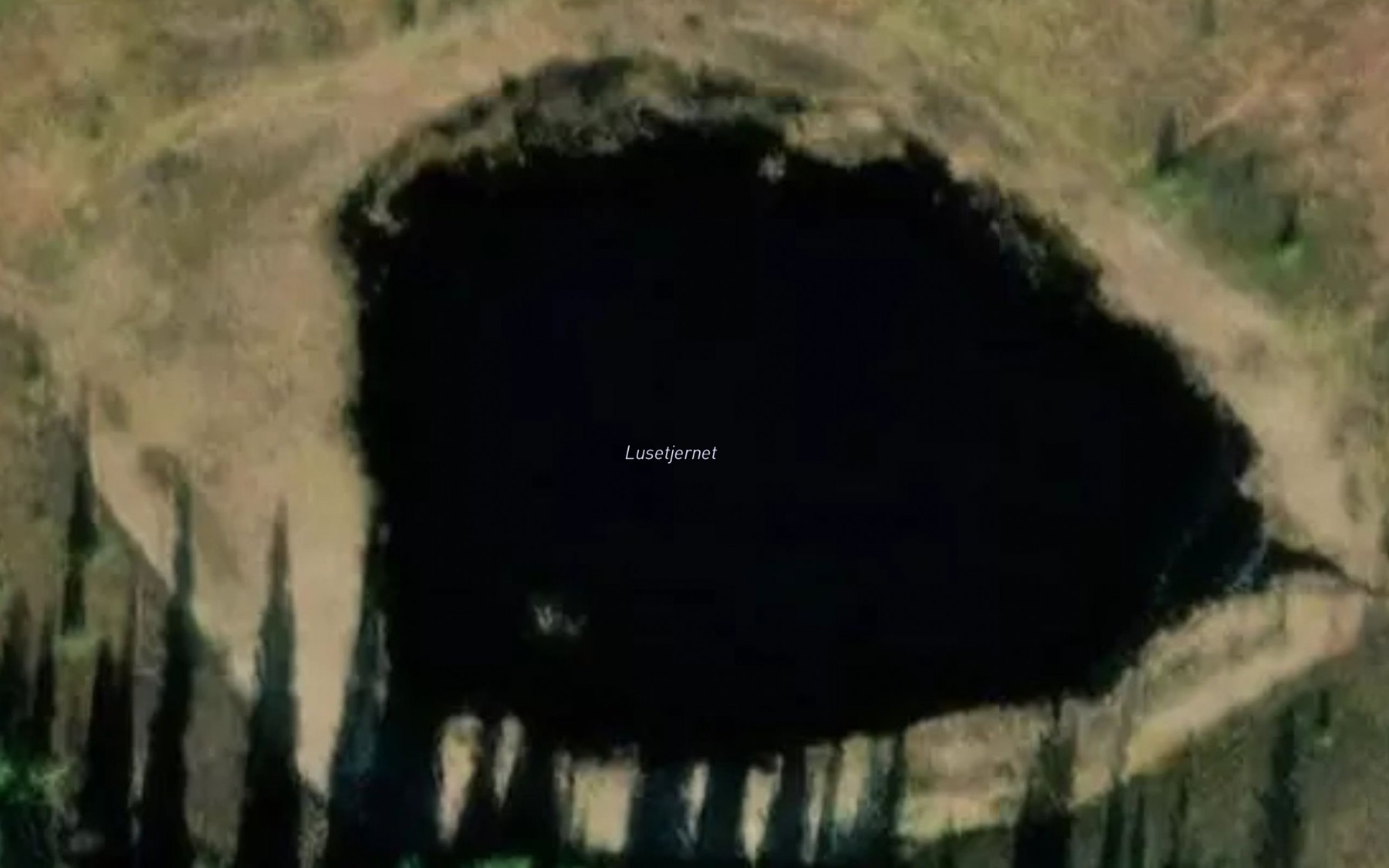 Satellite map of the Lusetjednet