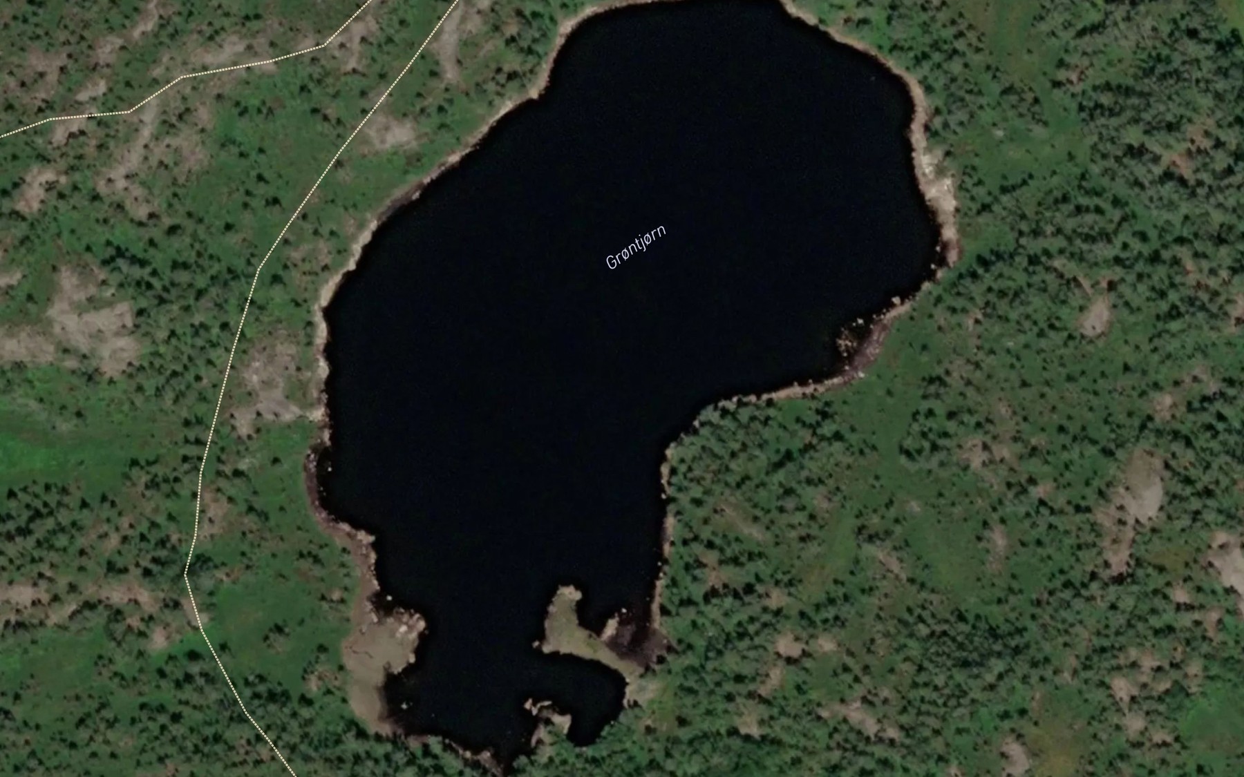 Satellite map of the Grontjorn