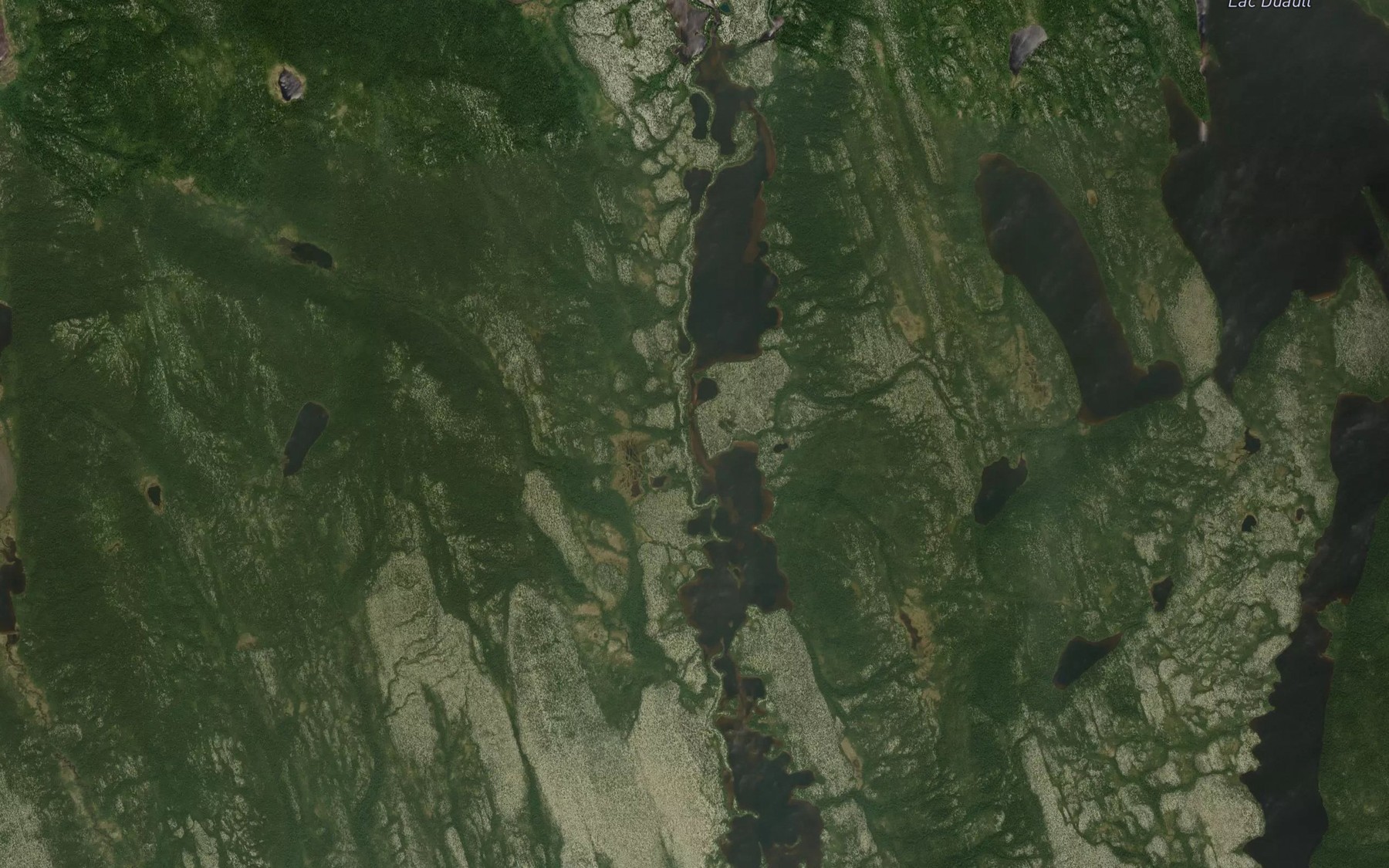 Satellite map of the Lac Uihakuat Pemiheniht