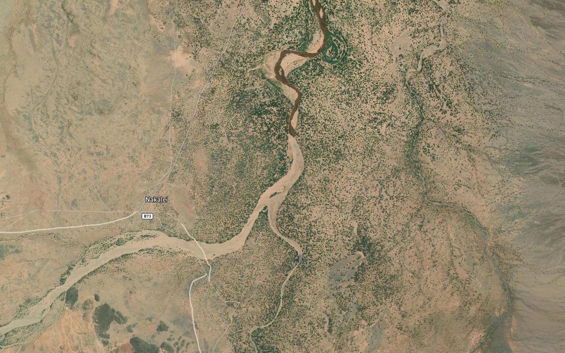 Satellite map of the Kalabata