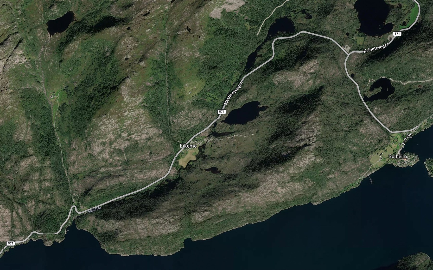 Satellite map of the Lona