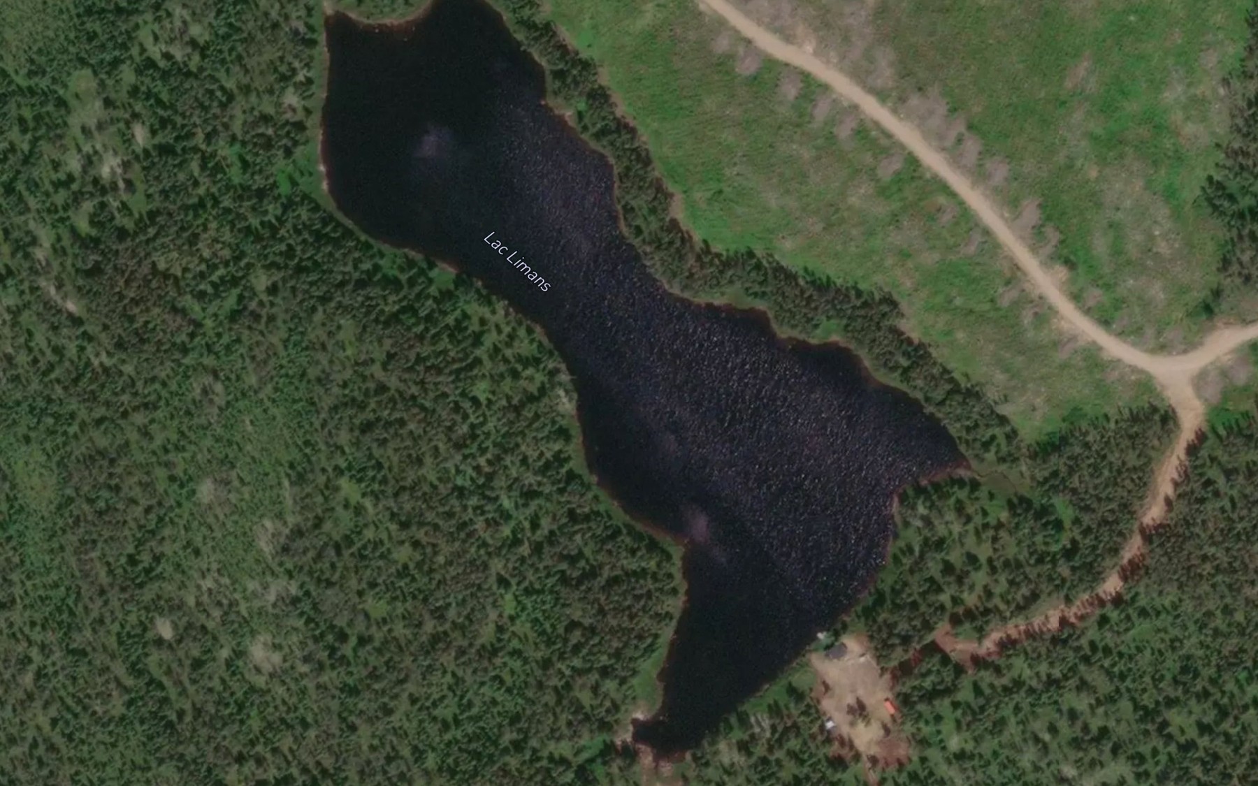Satellite map of the Lac Limans