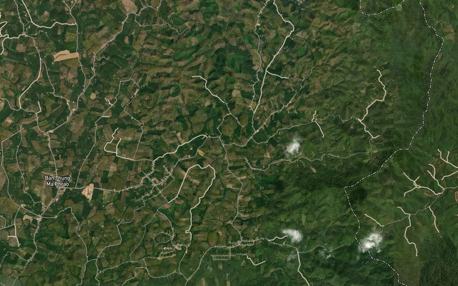 Satellite map of the Khlong Noi