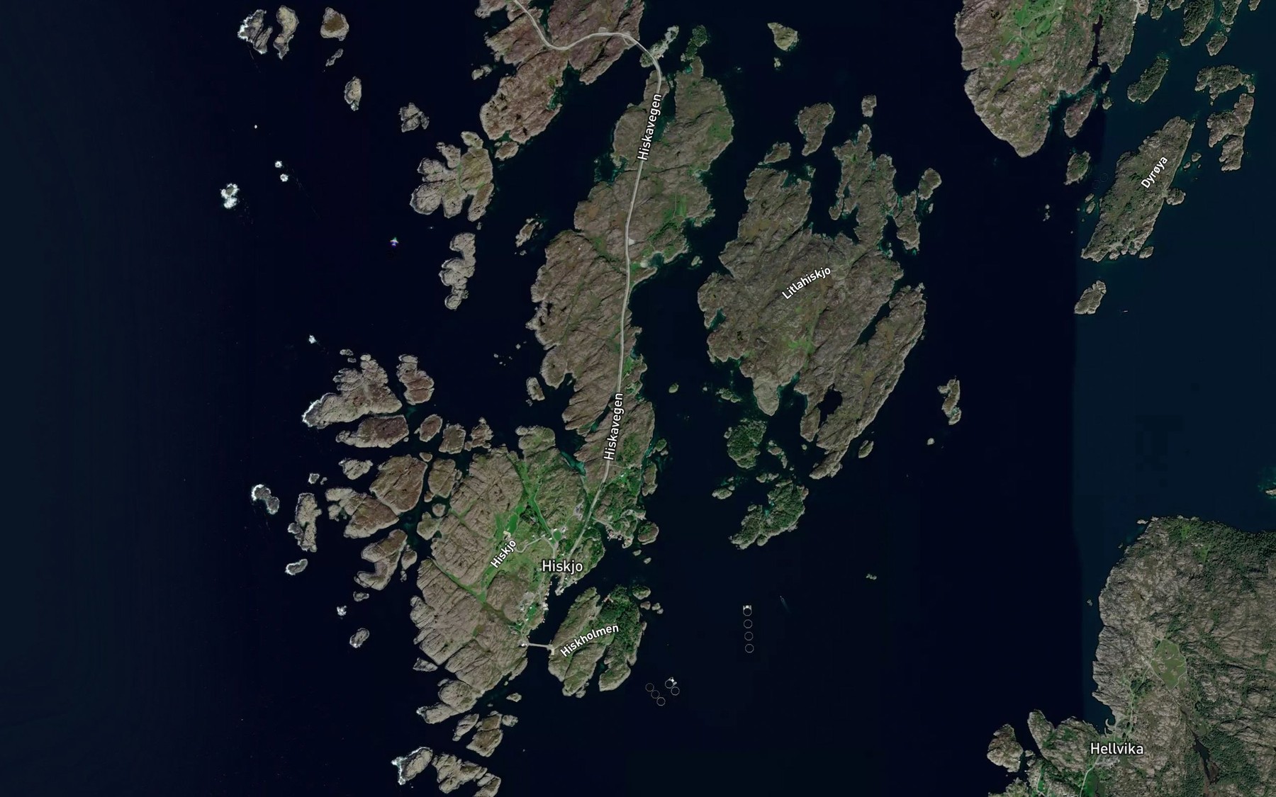 Satellite map of the Lambholet