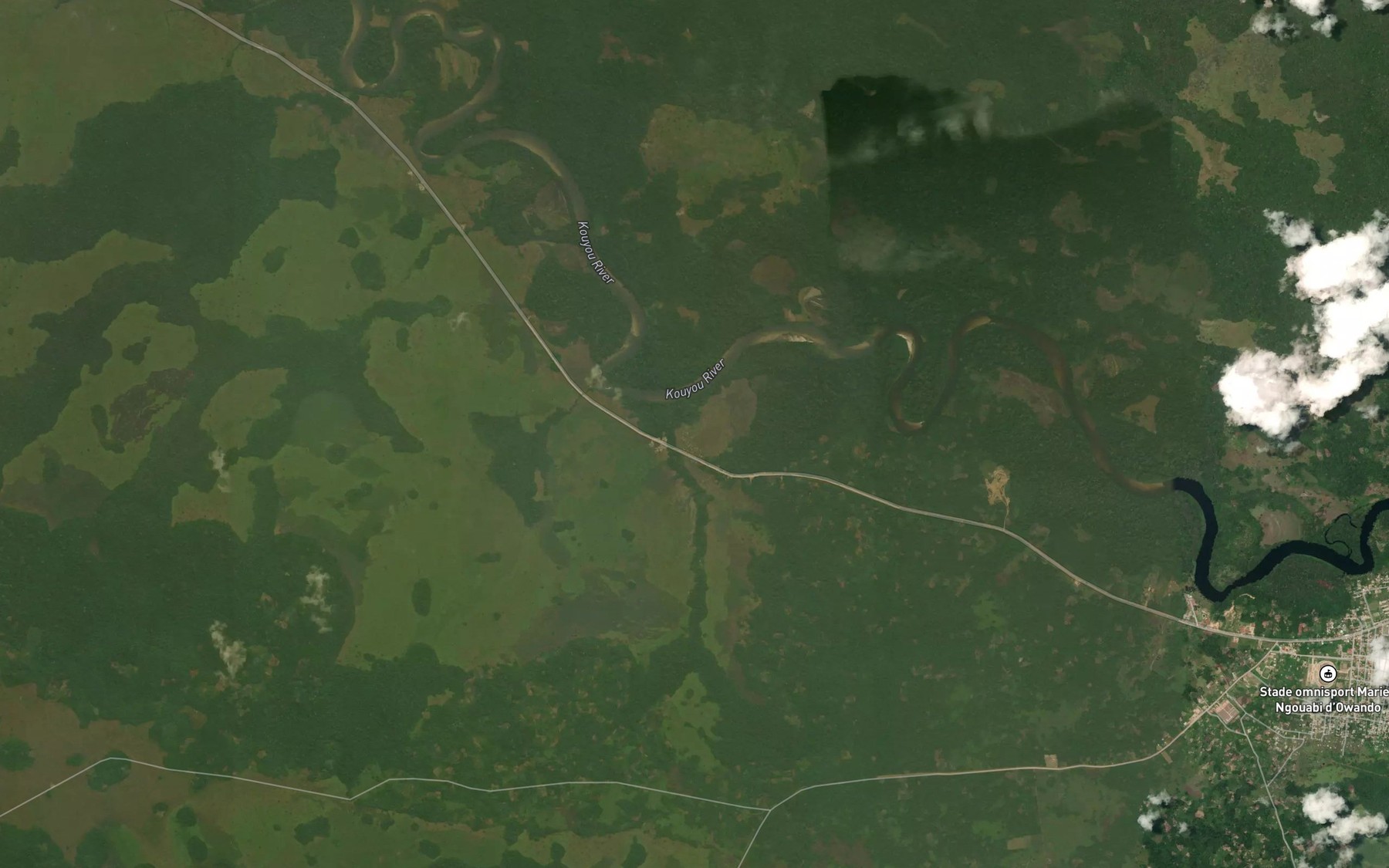 Satellite map of the Mossapambe