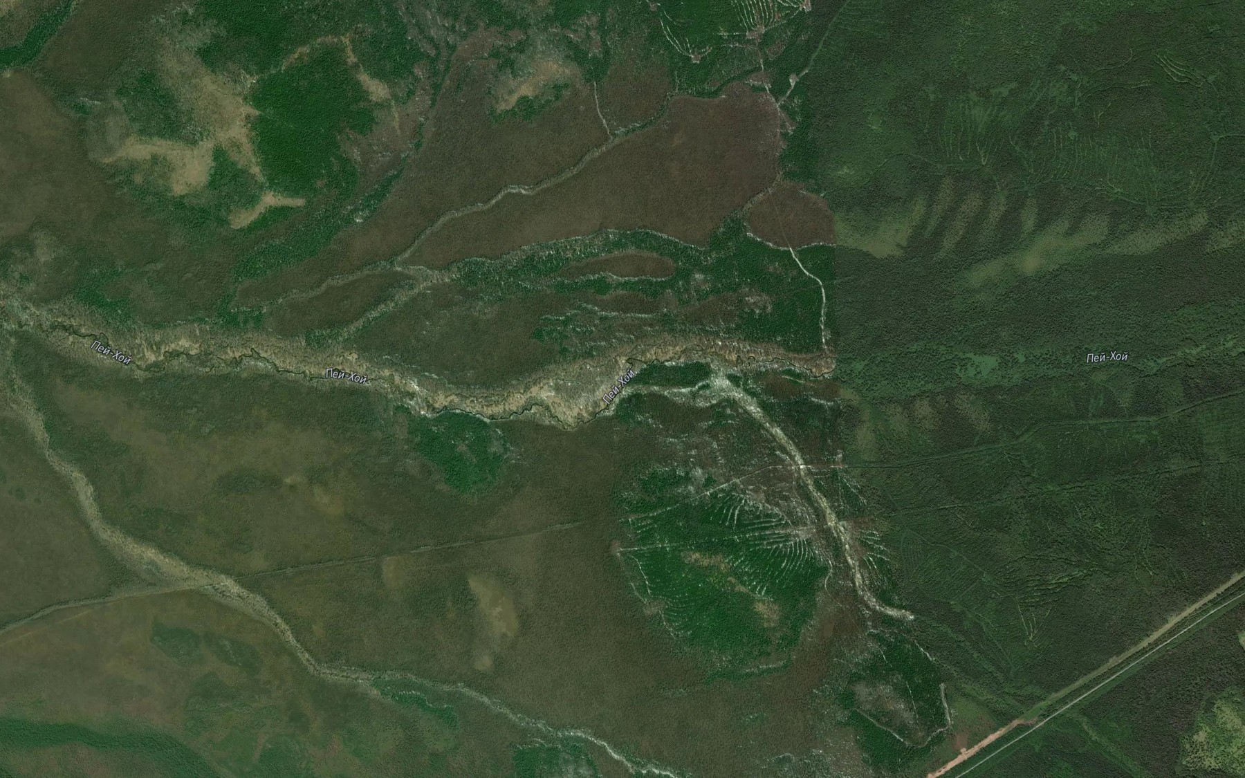 Satellite map of the Zmeynyy