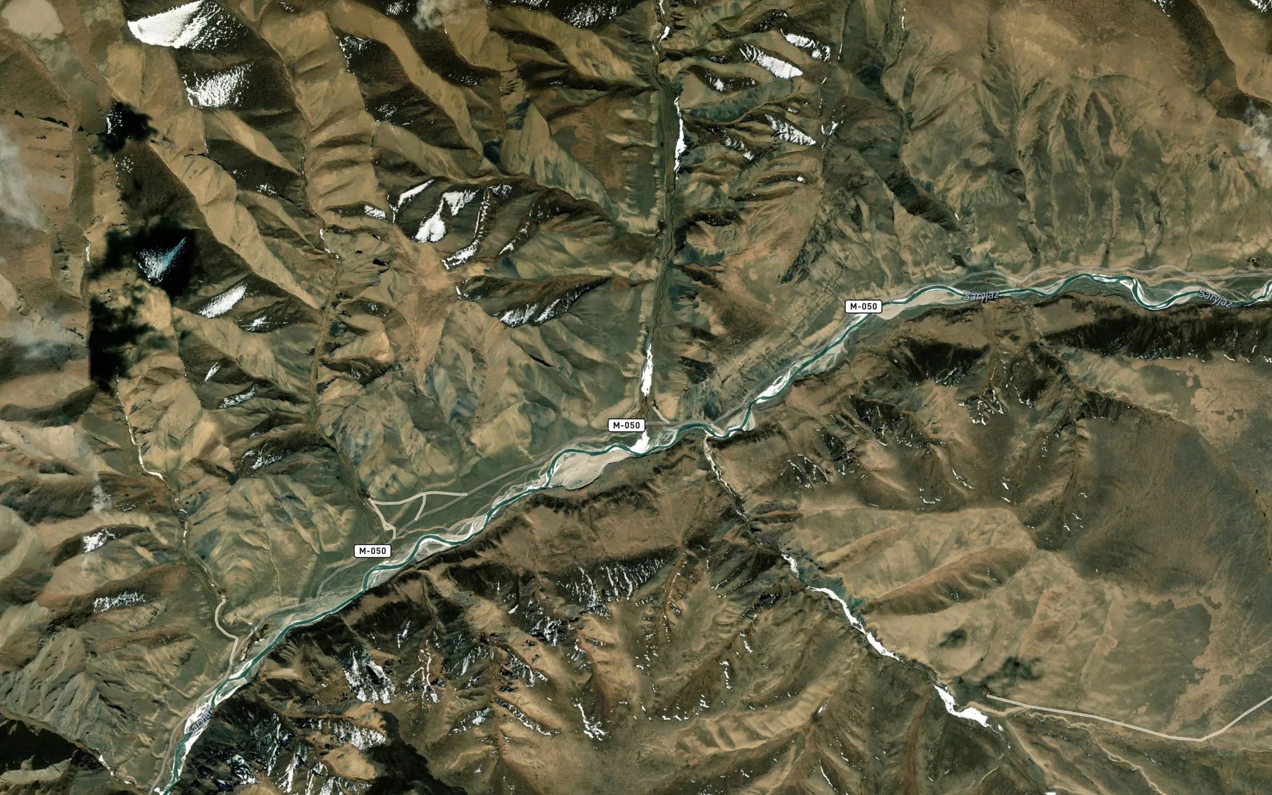 Satellite map of the Kensu