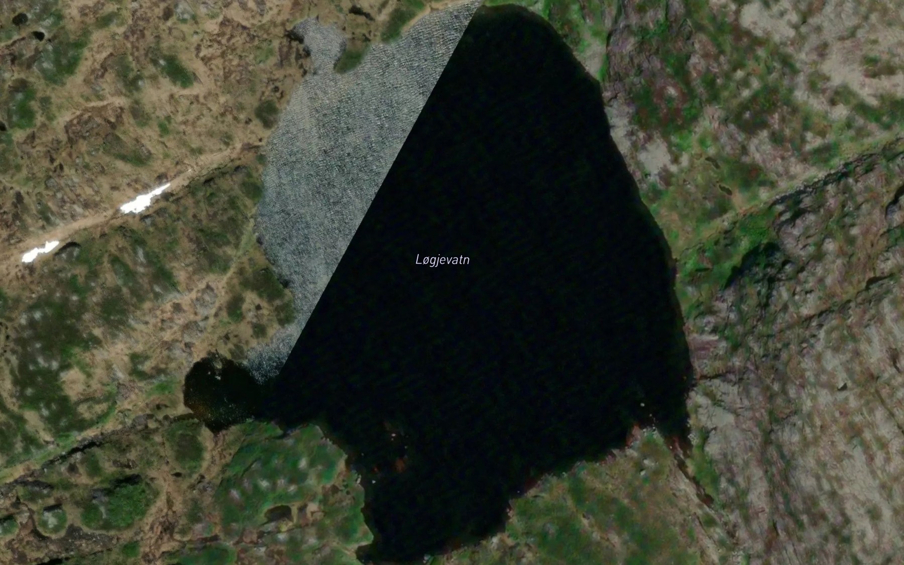 Satellite map of the Lokjevatn