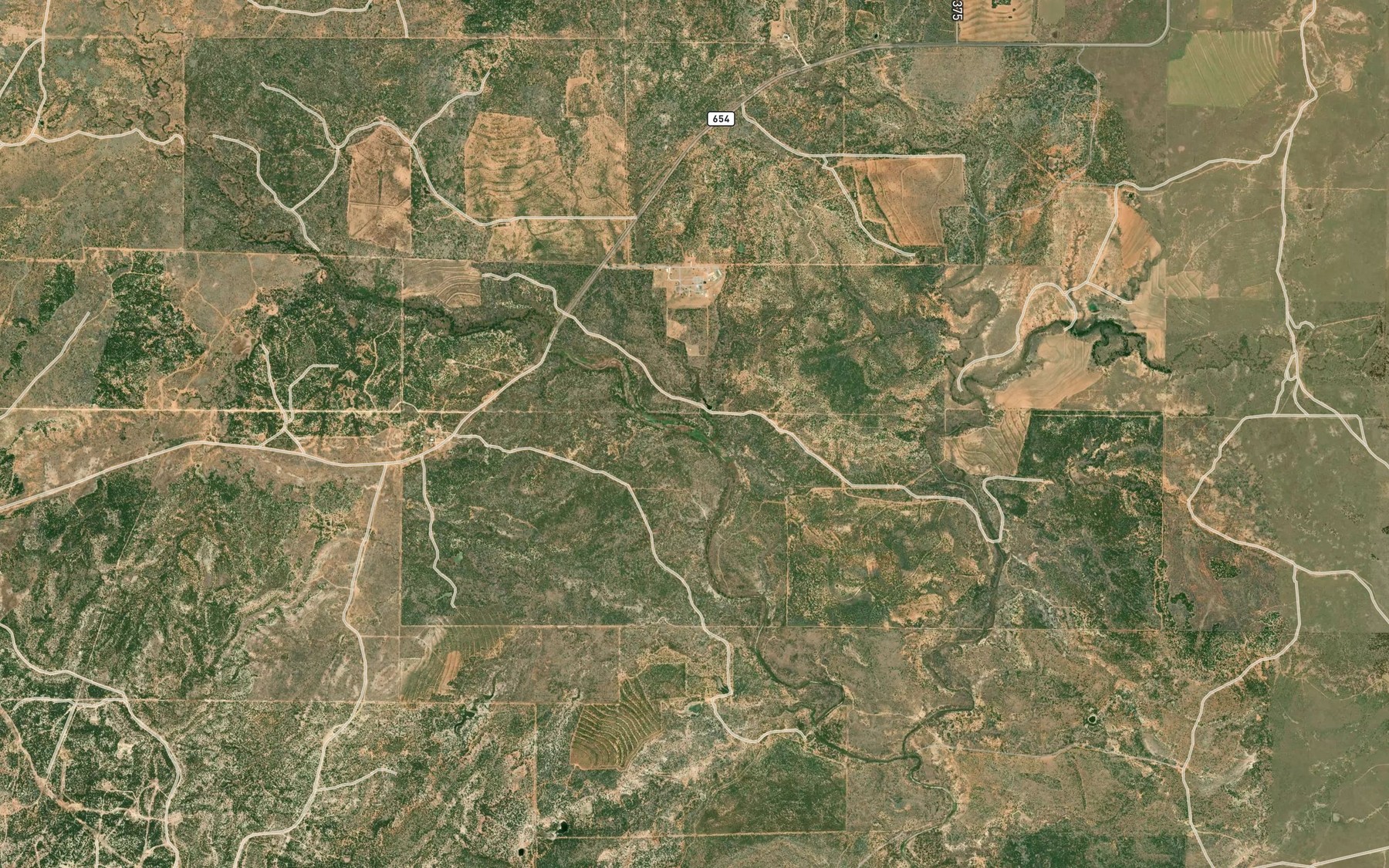 Satellite map of the Boiling Spring