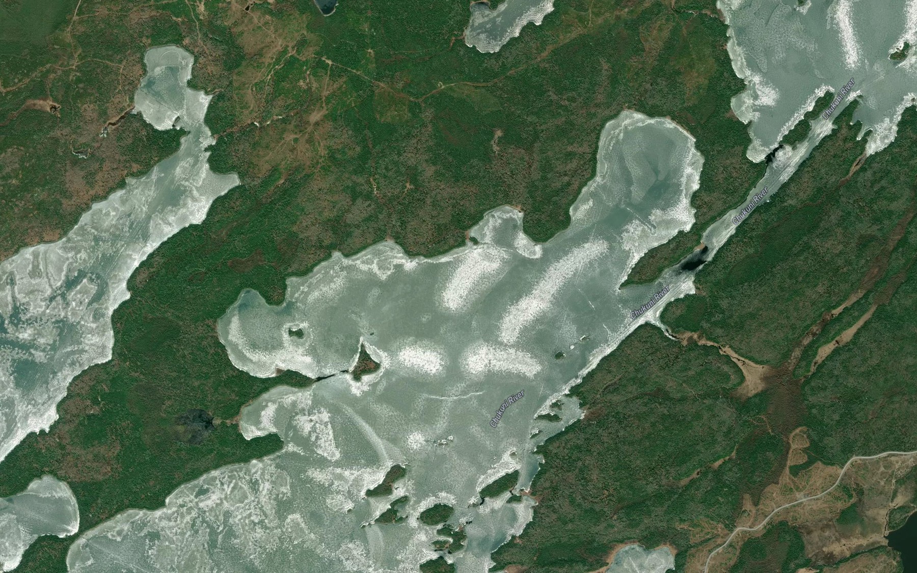 Satellite map of the Gold Seekers Bay