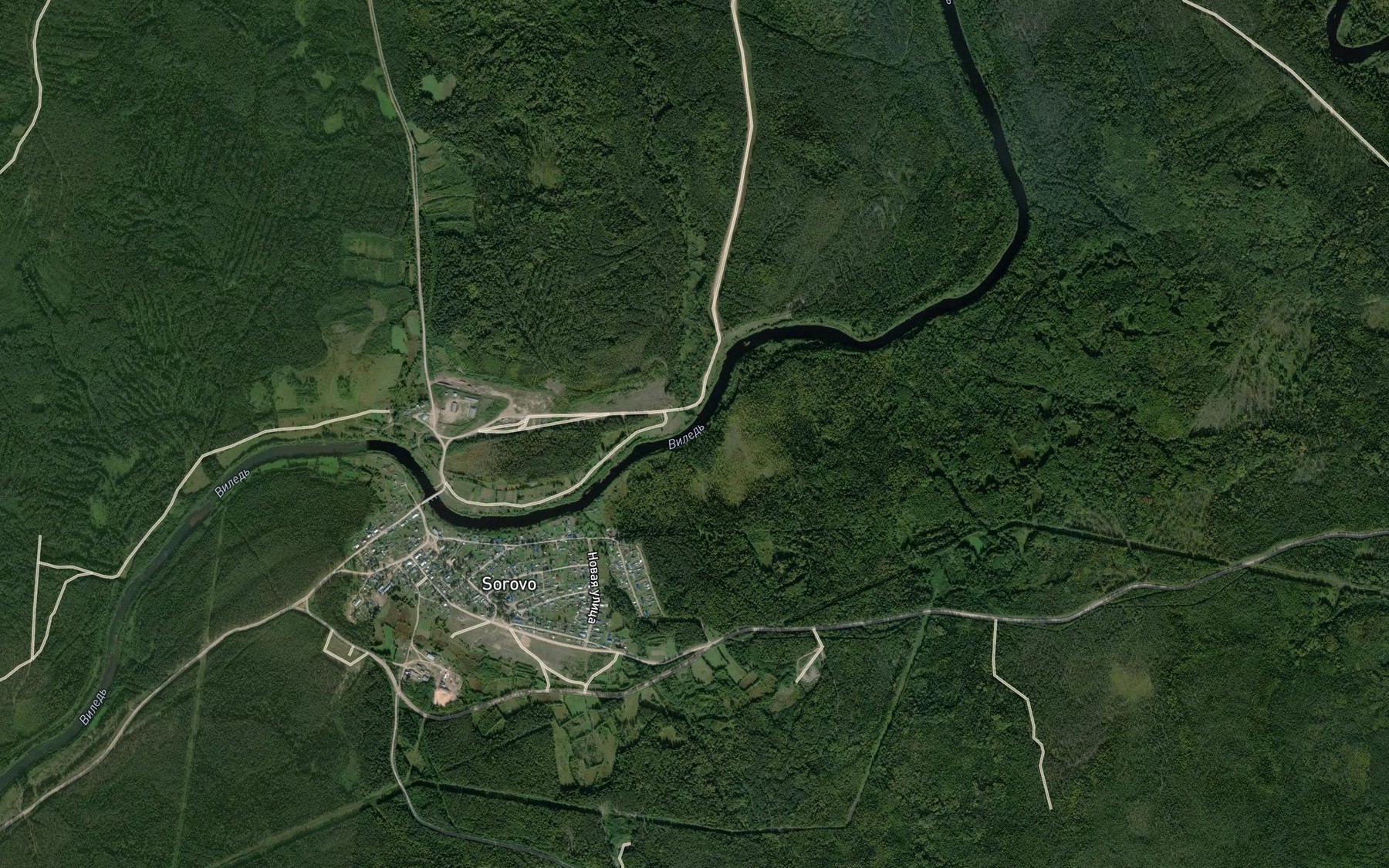 Satellite map of the Mer'kova