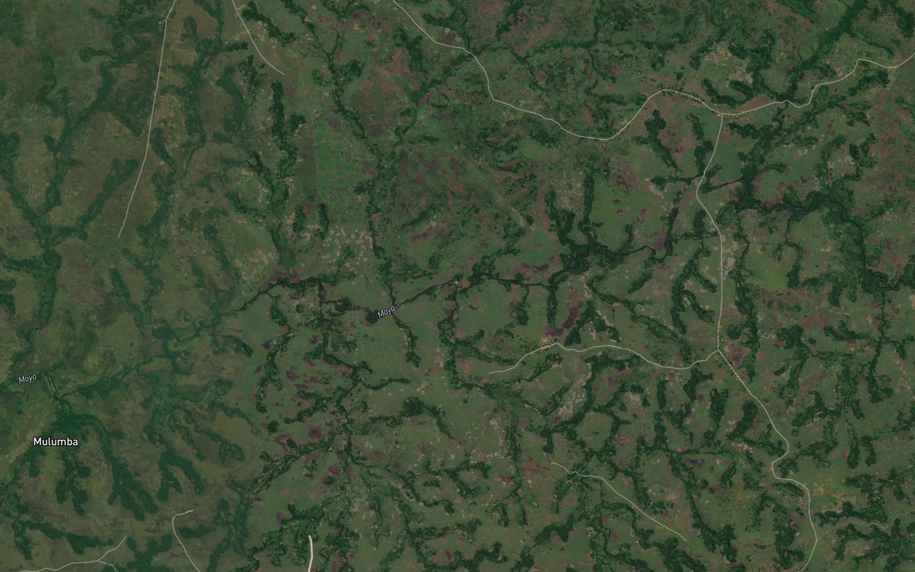 Satellite map of the Tshibinda
