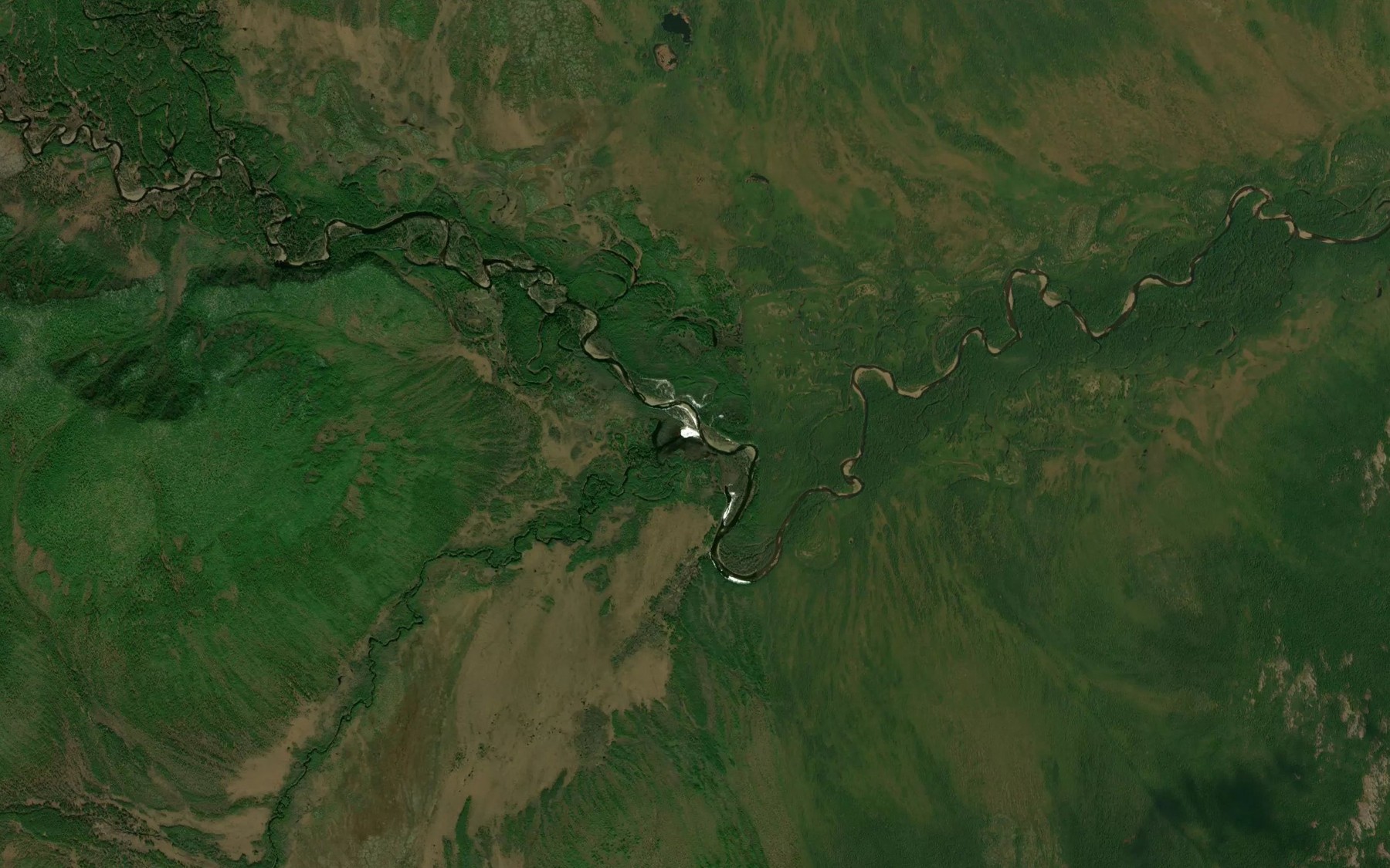 Satellite map of the Bogatyr'