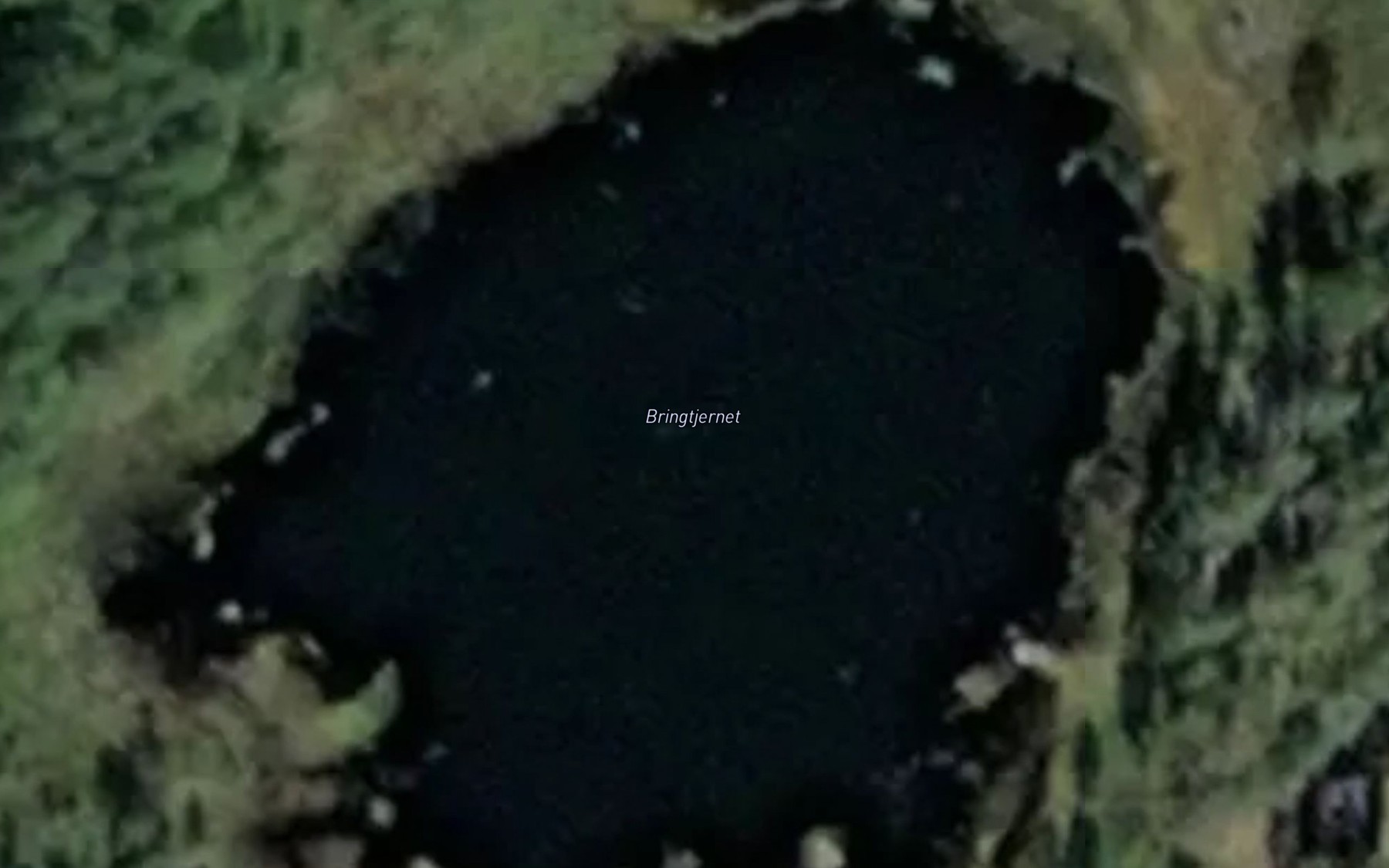 Satellite map of the Bringtjernet
