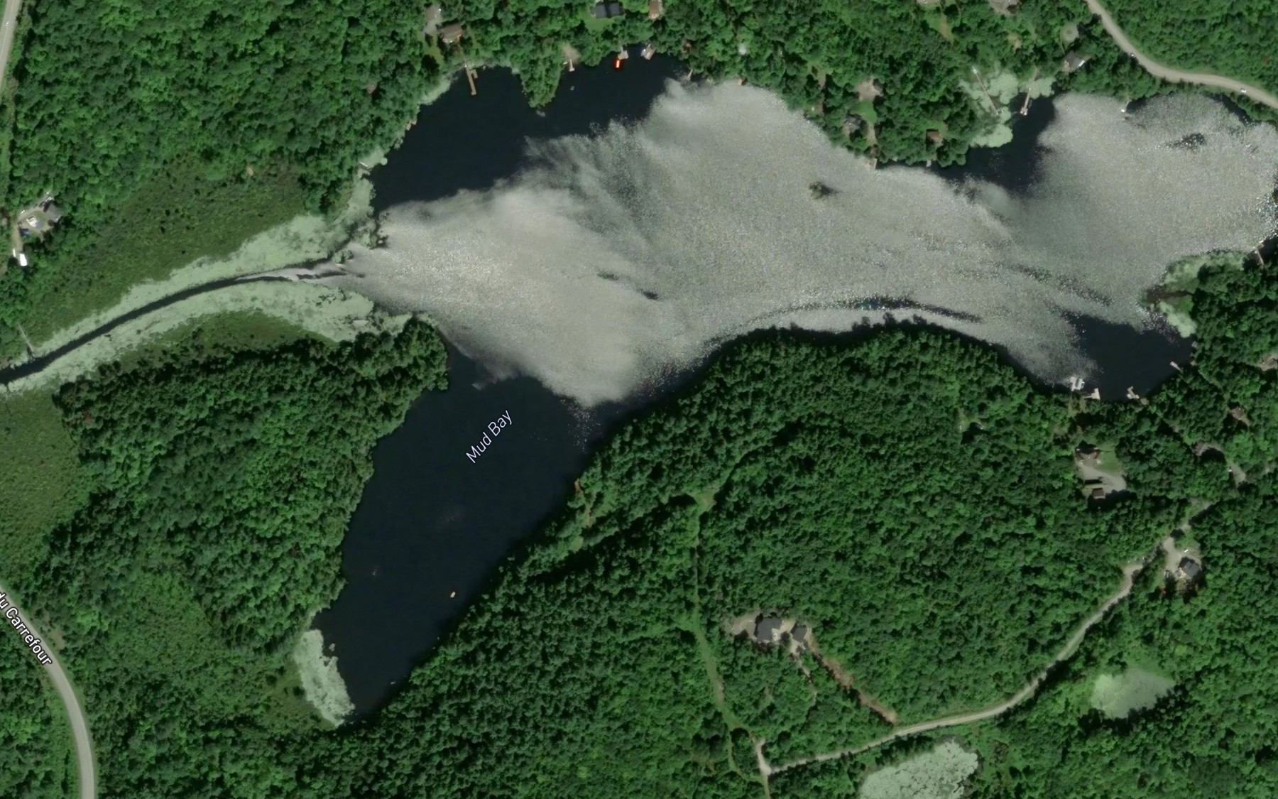 Satellite map of the Baie Mud