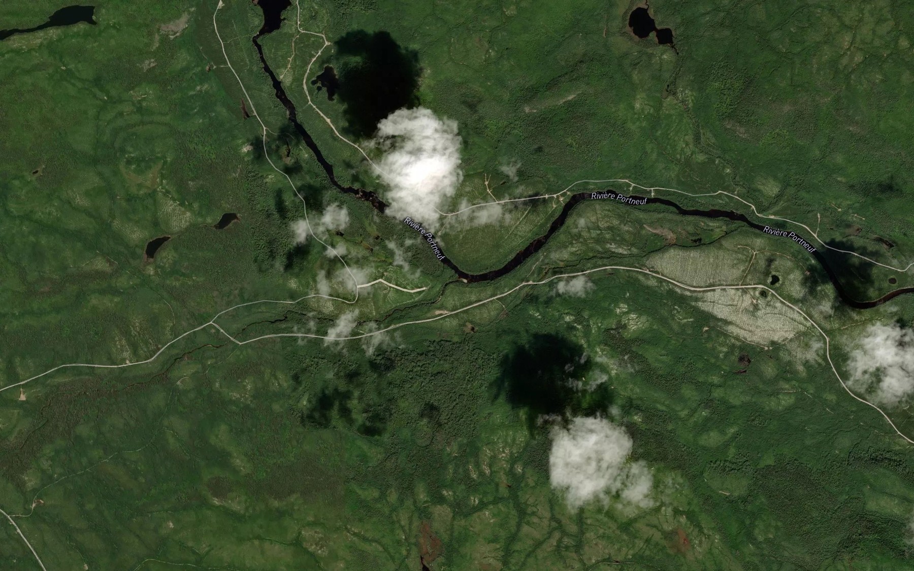 Satellite map of the Riviere Jos-Ross