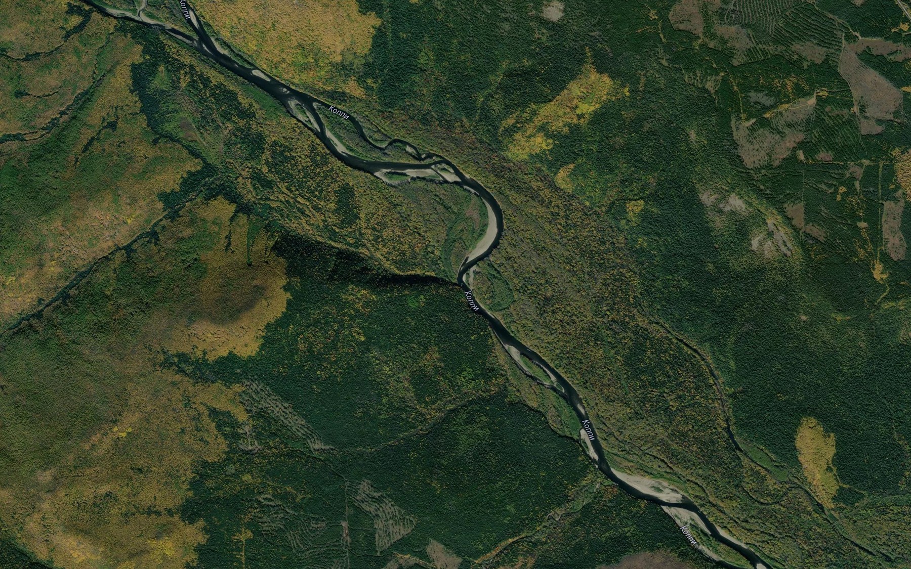 Satellite map of the Dobychi