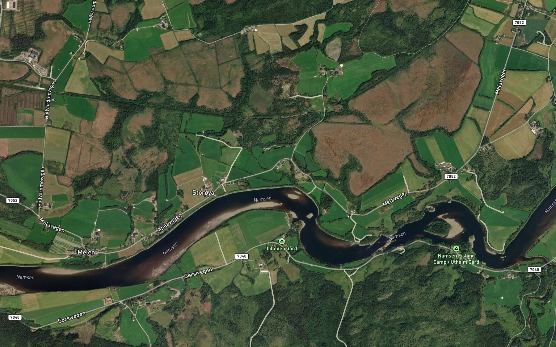 Satellite map of the Hopbekken