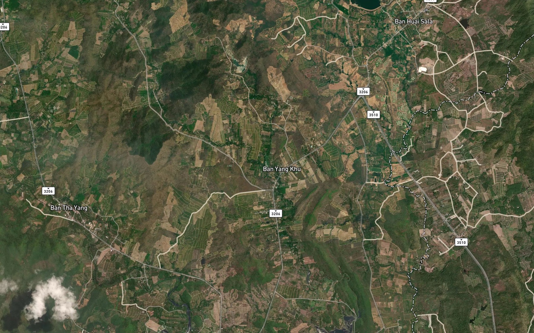 Satellite map of the Ang Kep Nam Ban Yang Khu