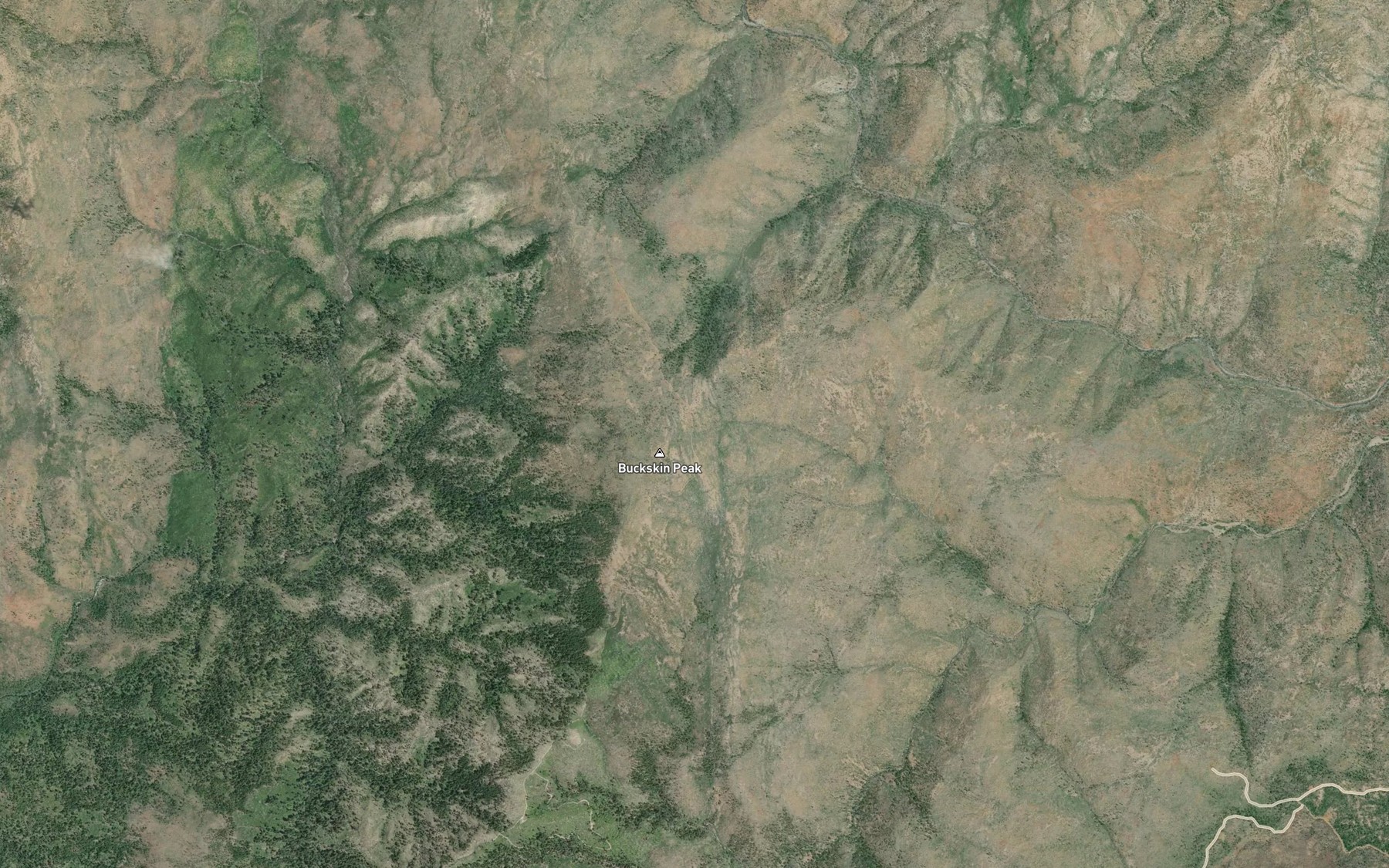 Satellite map of the Mud Spring