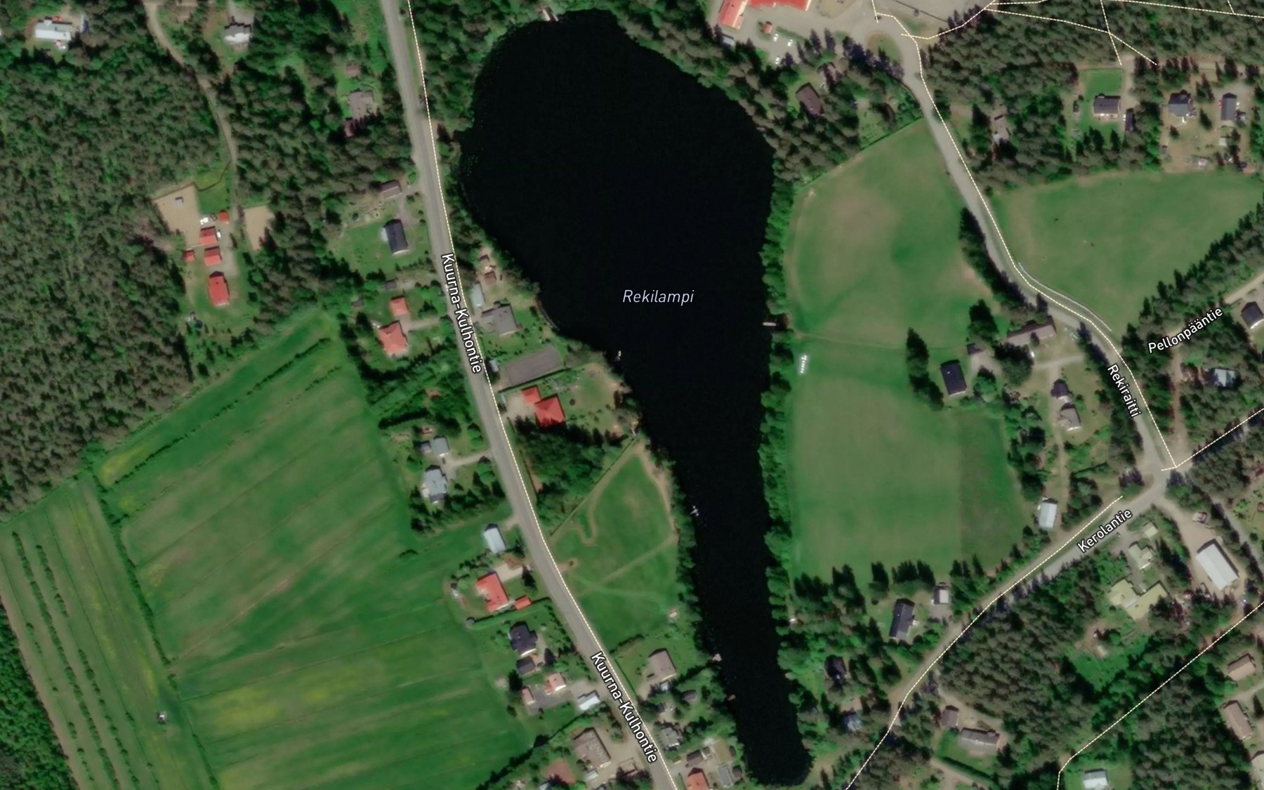 Satellite map of the Rekilampi