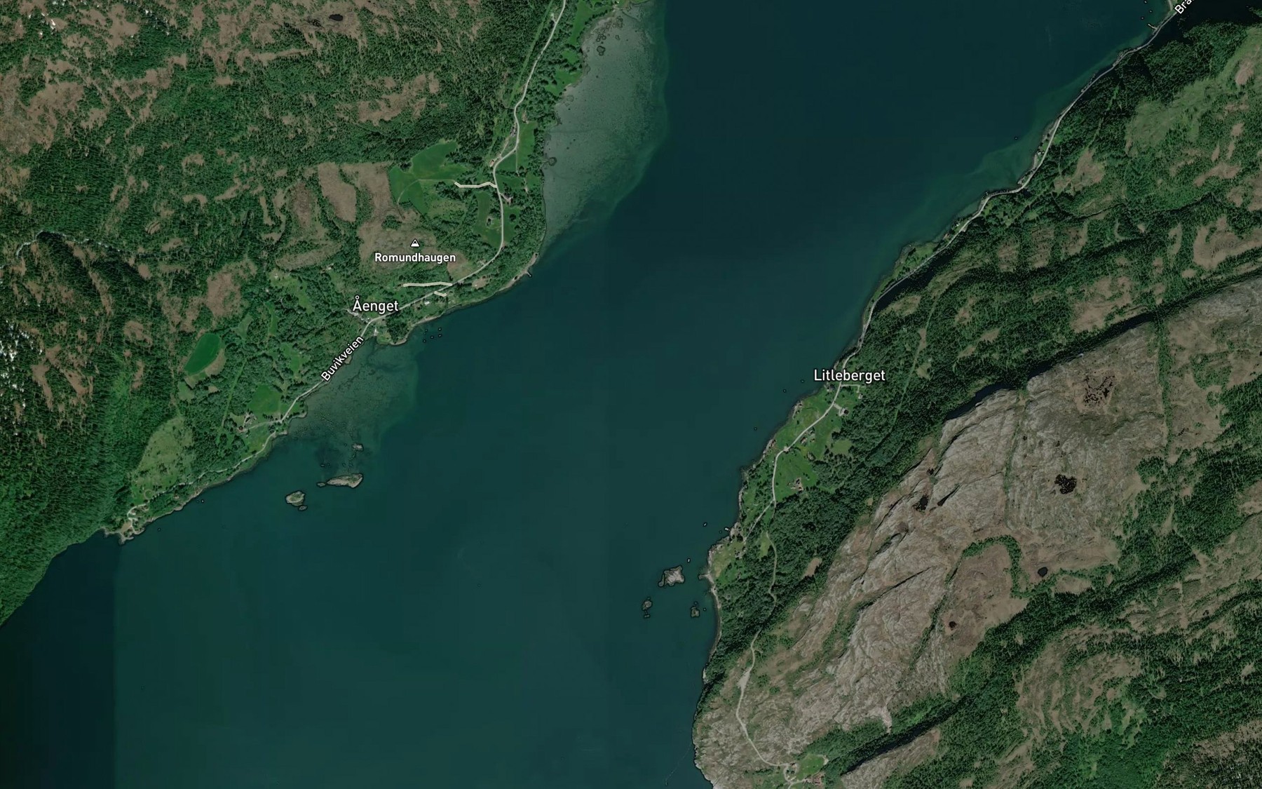 Satellite map of the Utskarpen