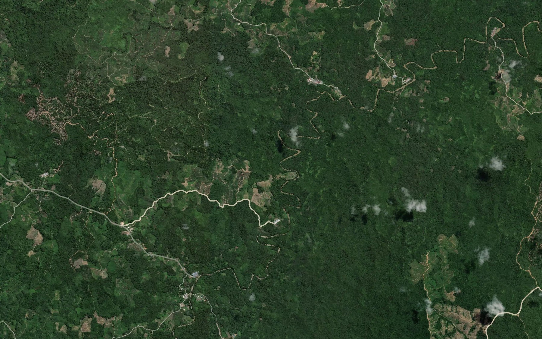 Satellite map of the Tanjong Sepugok