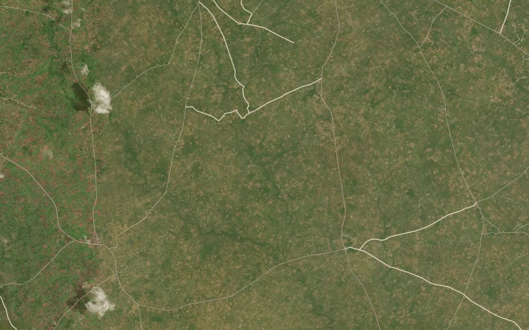 Satellite map of the Ukpechie Stream