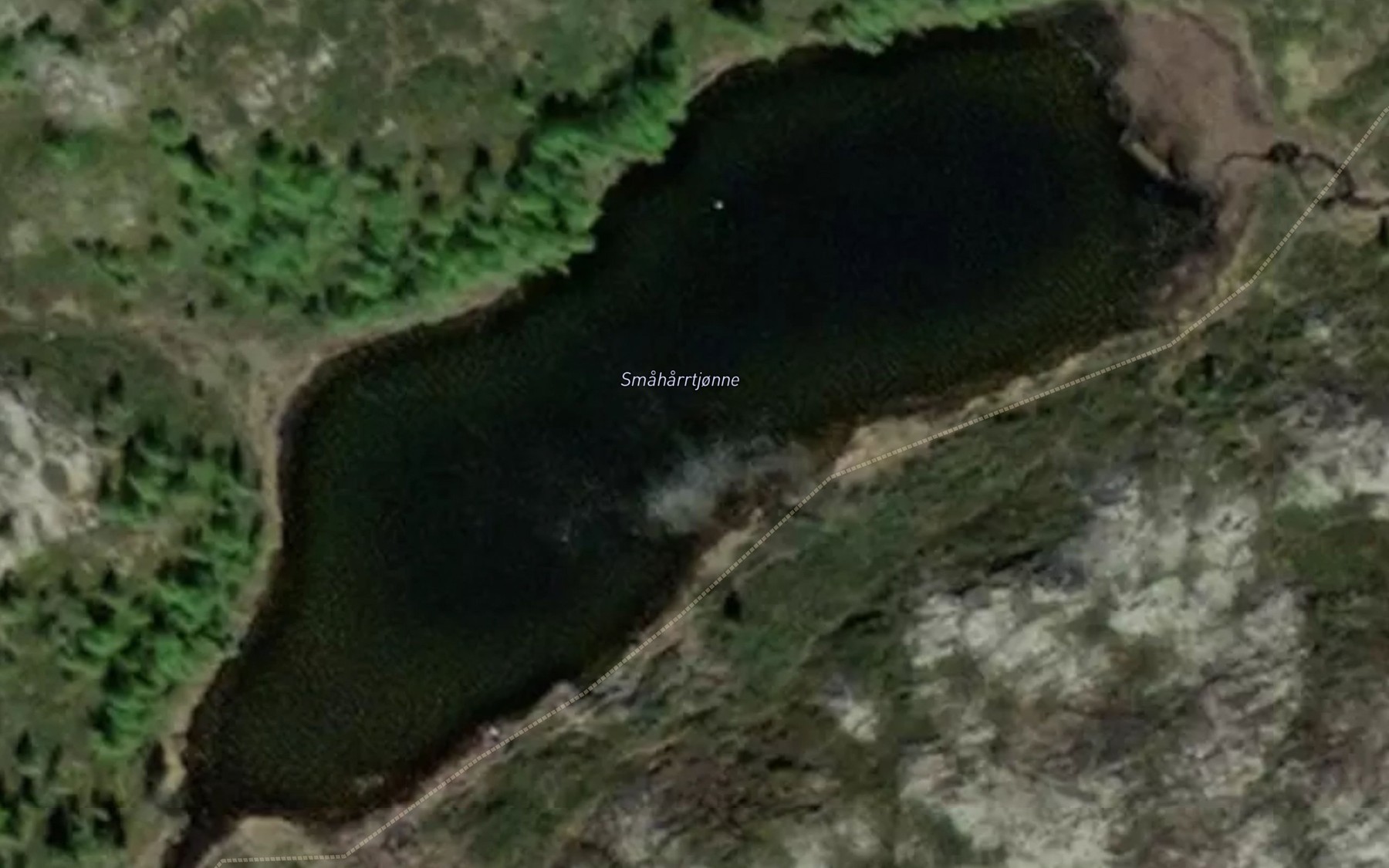 Satellite map of the Smaharrtjorni