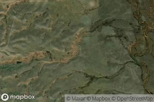 Satellite map of the Cabin Creek