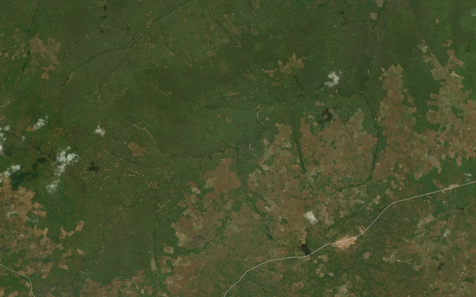 Satellite map of the Chipoca