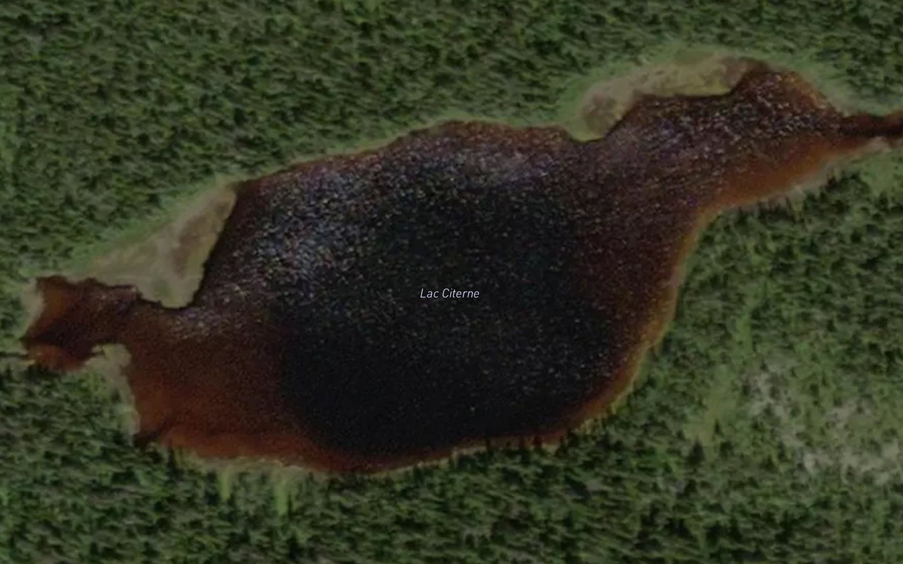 Satellite map of the Lac Citerne