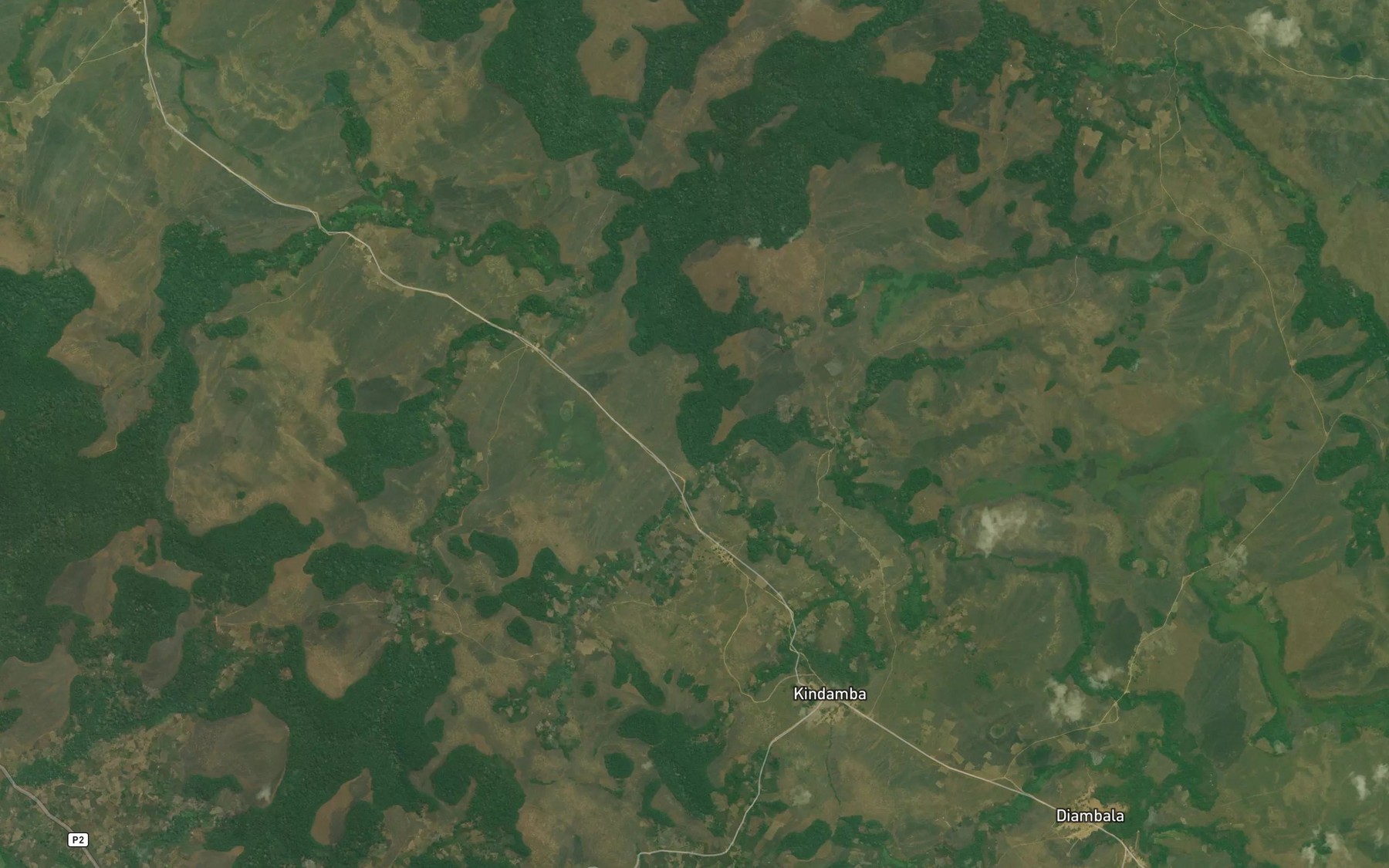Satellite map of the Kikikila